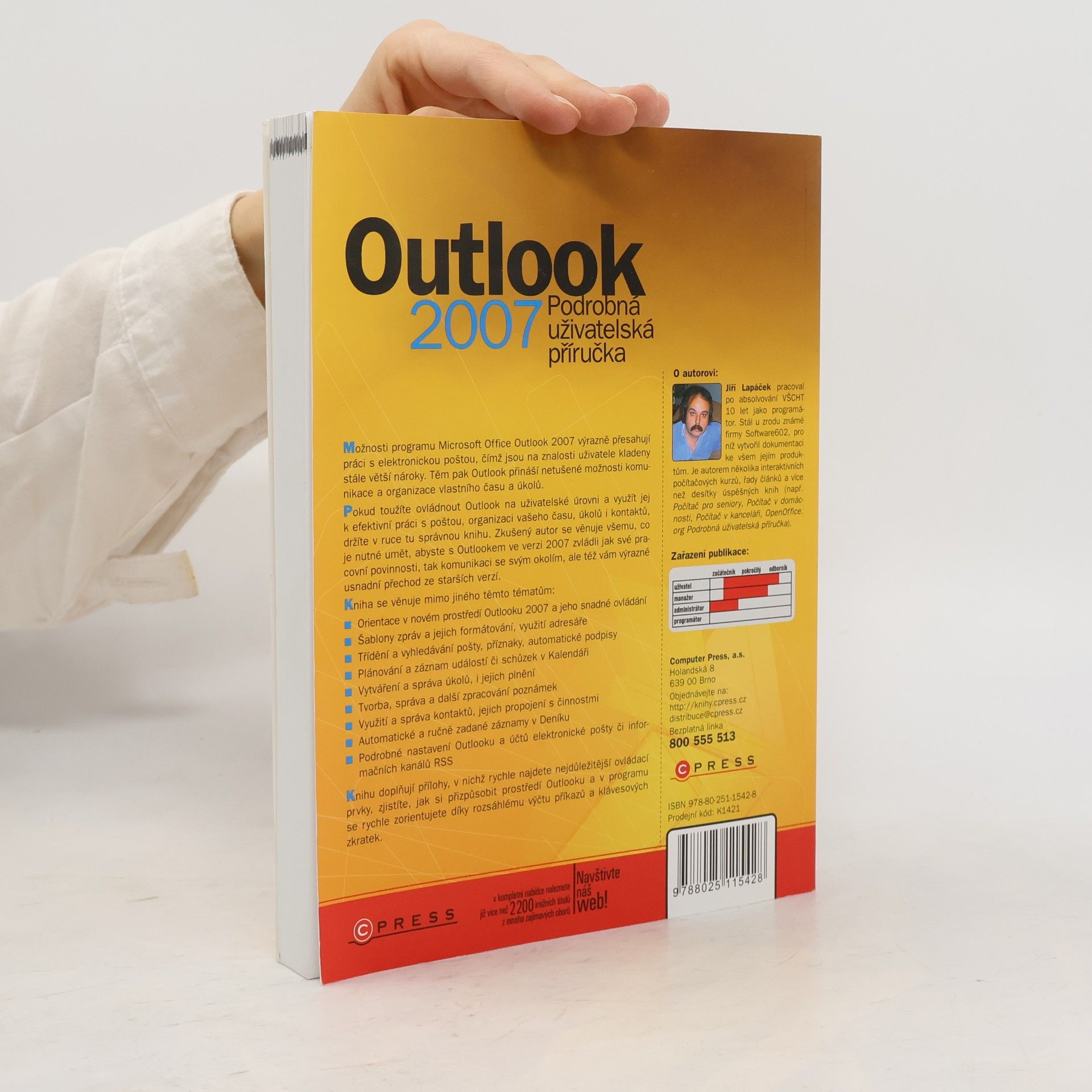 Jiří Lapáček Microsoft Office Outlook 2007. Podrobná uživatelská příručka