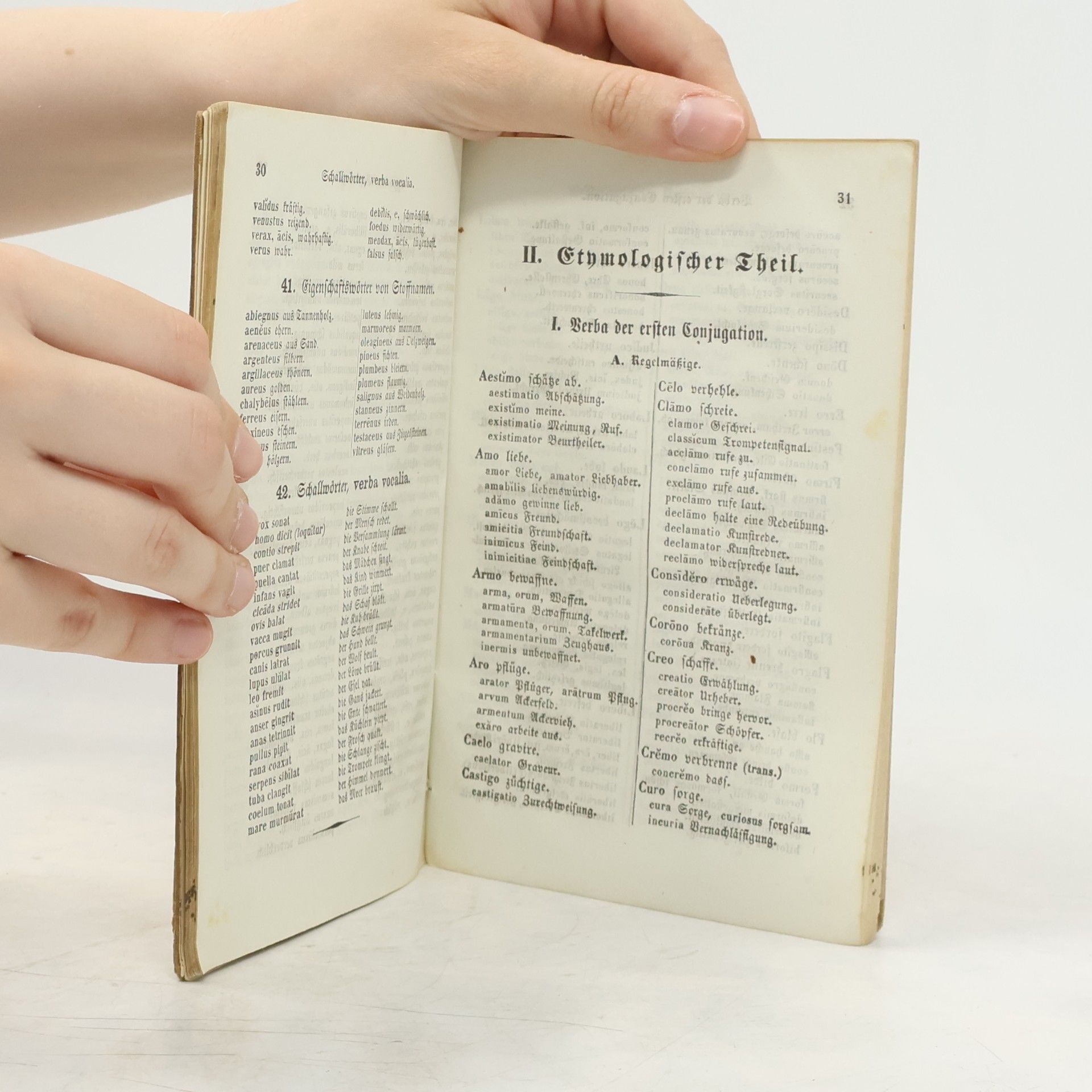 Eduard Bonnell Lateinisches Vocabularium für Anfänger sachlich und etymologisch