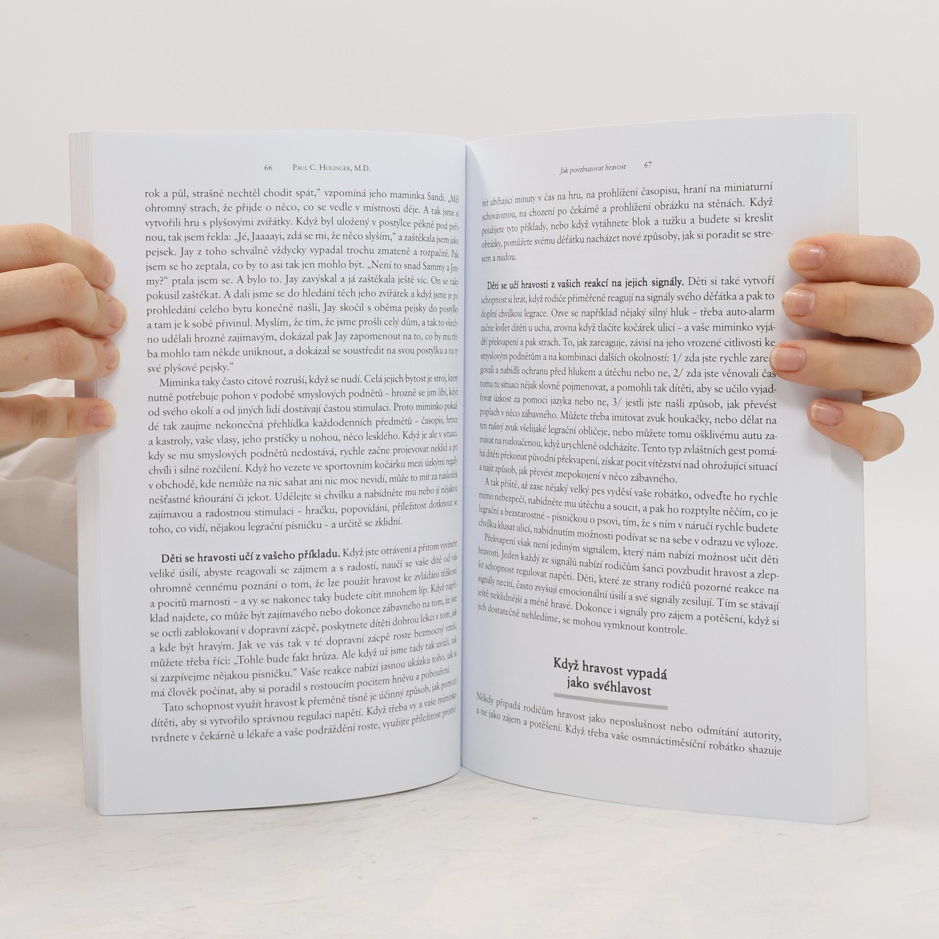 Paul C. Holinger Co říkají děti, než se naučí mluvit. Devět signálů, jichž nemluvňata užívají k vyjádření svých pocitů