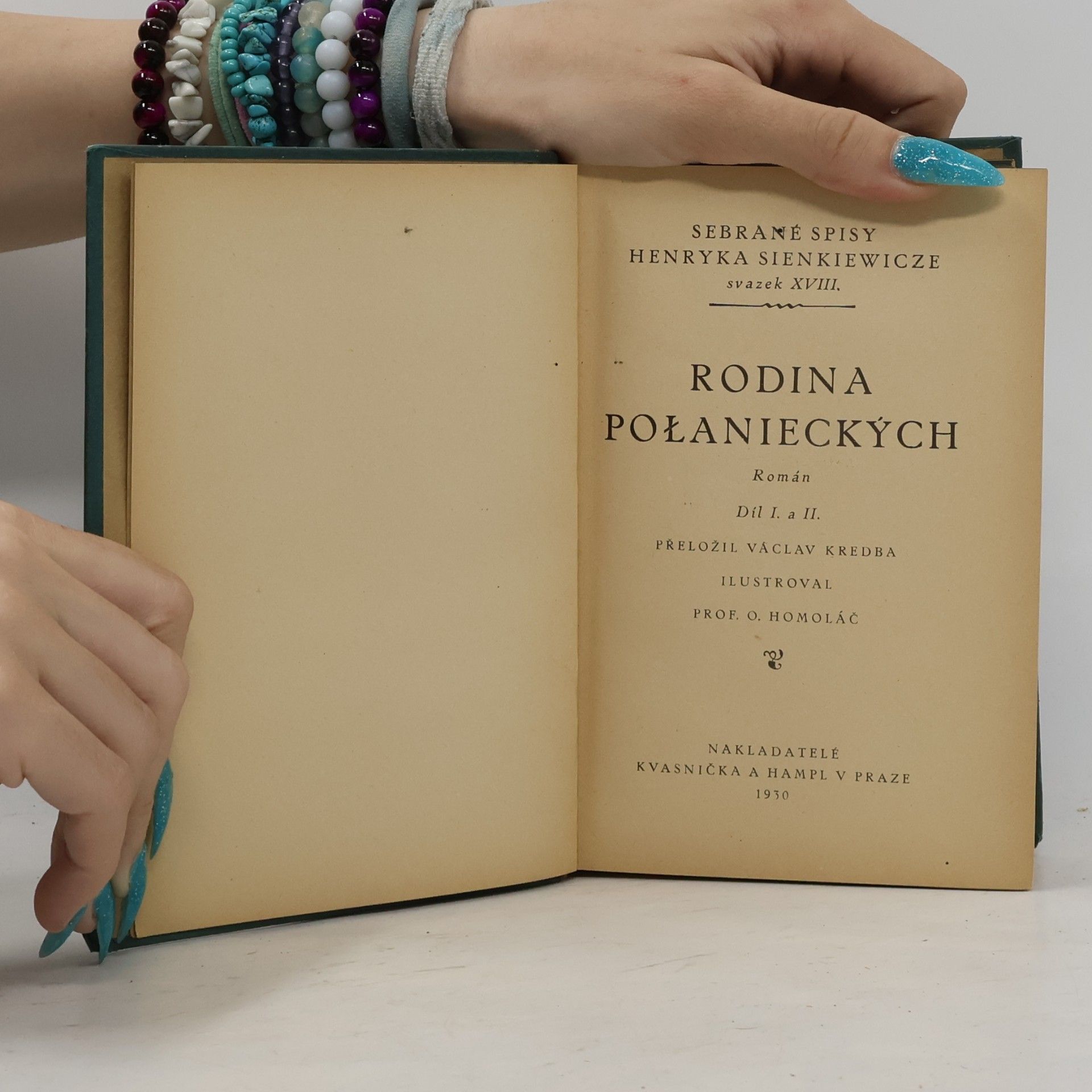 Henryk Sienkiewicz Rodina Połanieckých. Díl I. a II.