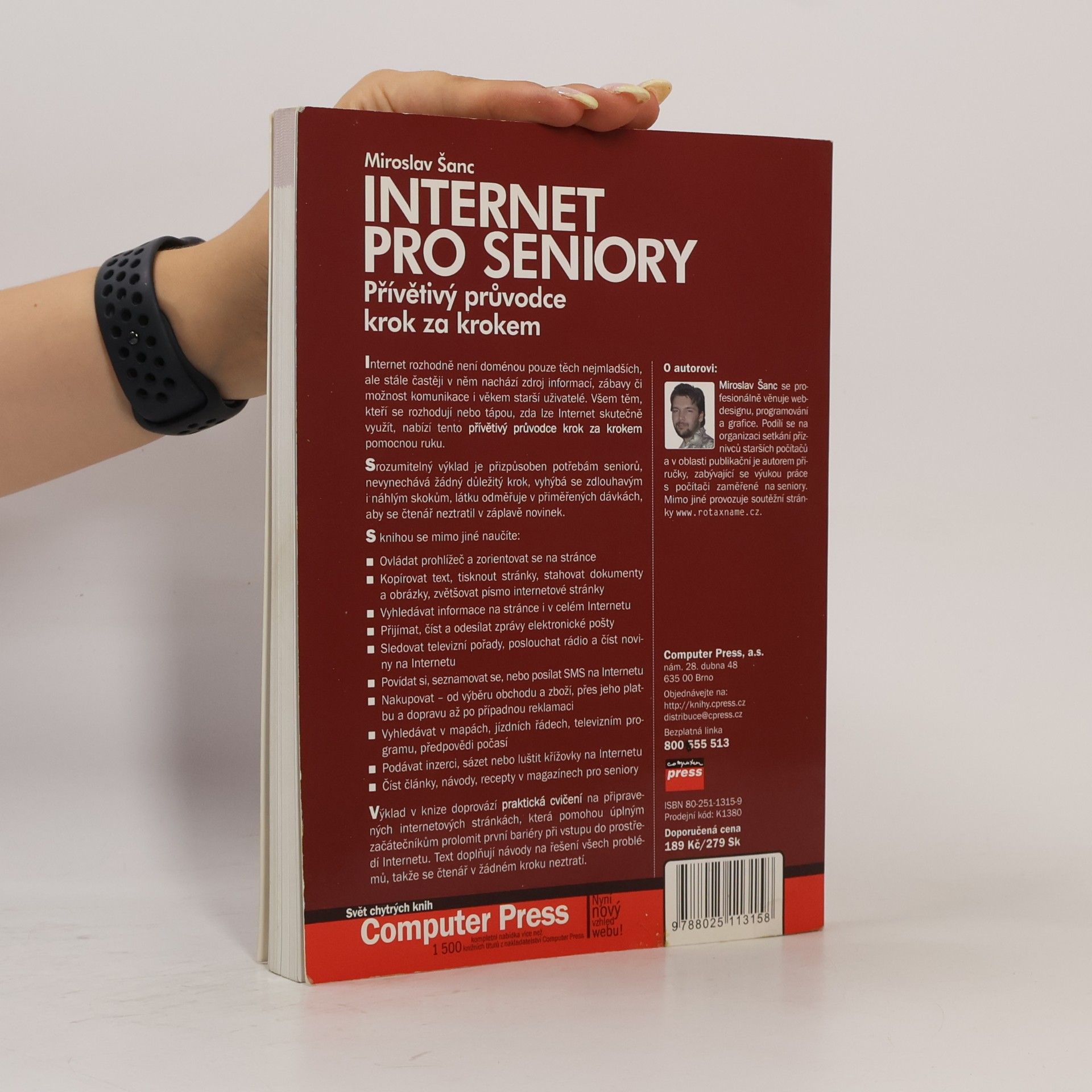 Miroslav Šanc Internet pro seniory : [přívětivý průvodce krok za krokem]