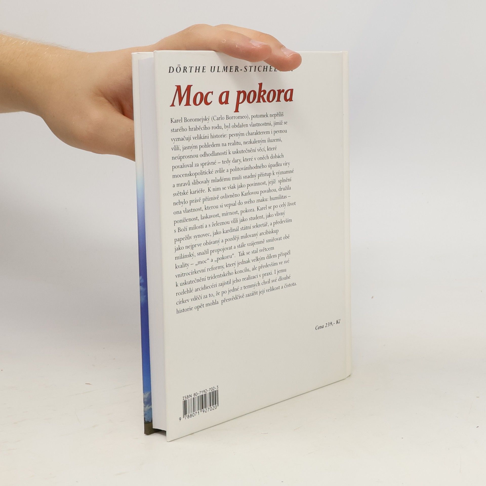 Dörthe Ulmer-Stichel Moc a pokora (Život Karla Boromejského)