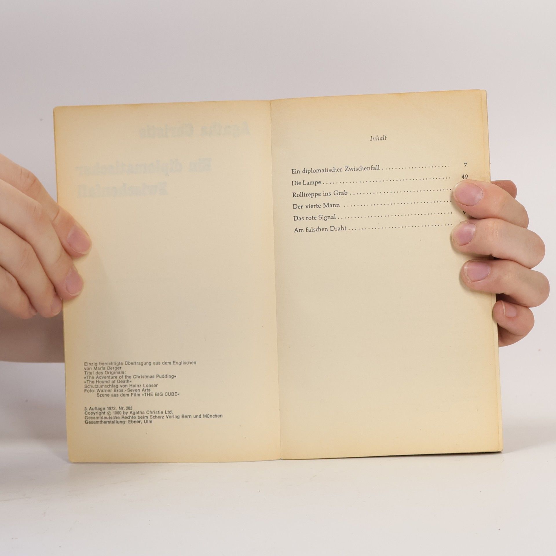 Agatha Christie Ein diplomatischer Zwischenfall