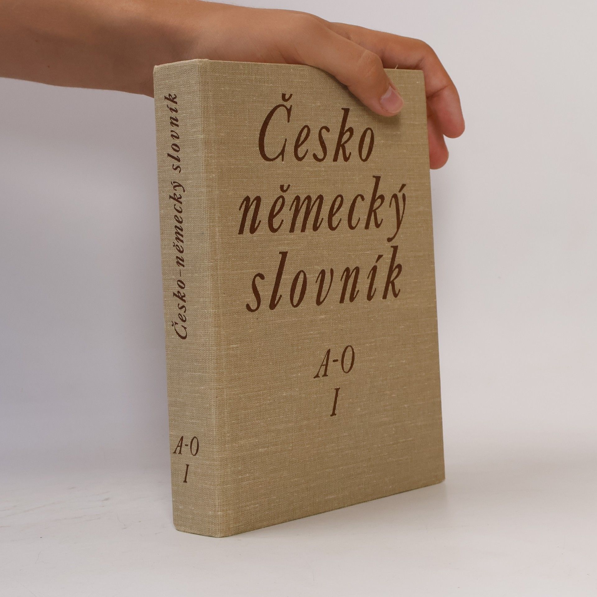 Hugo Siebenschein Česko-německý slovník 1 A-O
