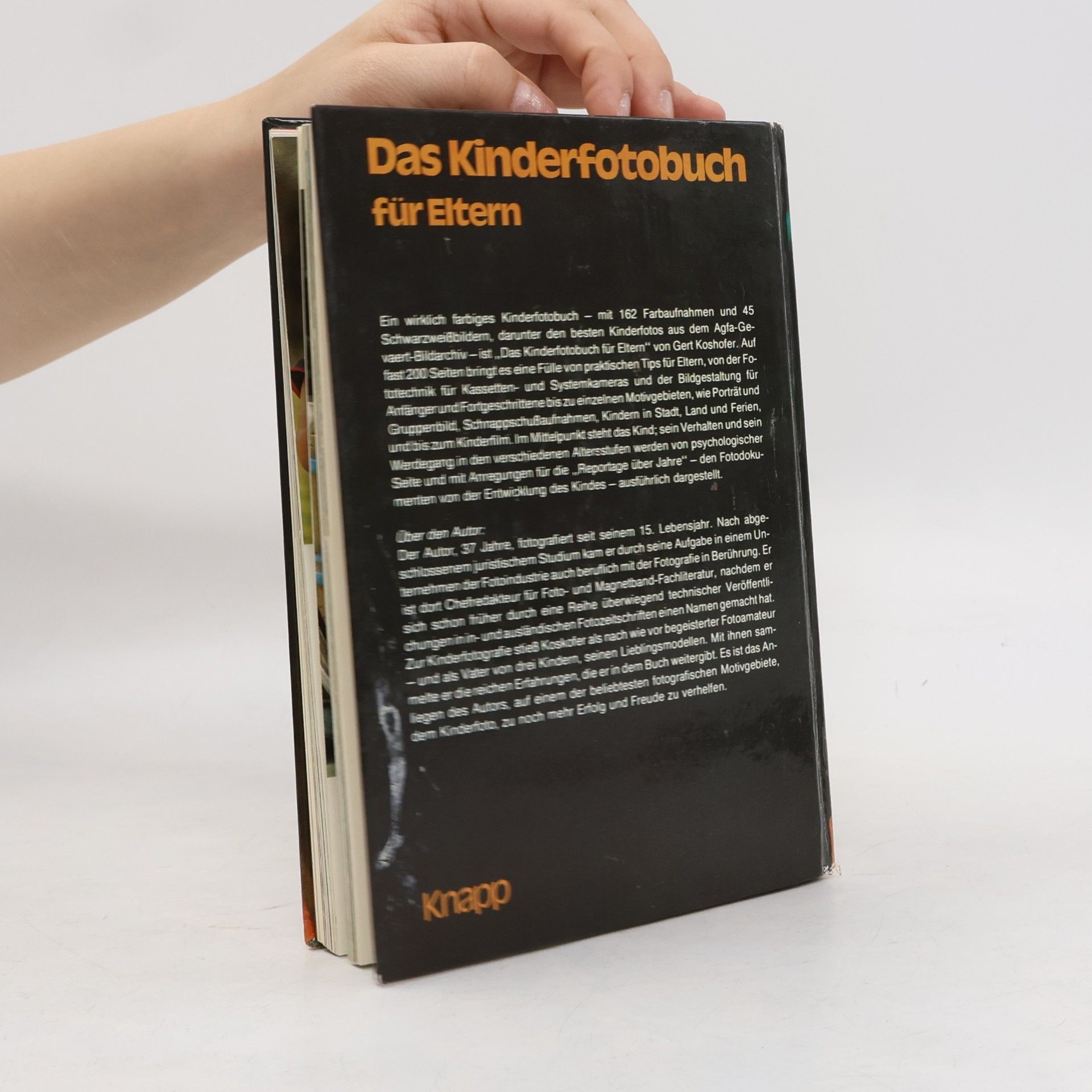 Gert Koshofer Das Kinderfotobuch für Eltern