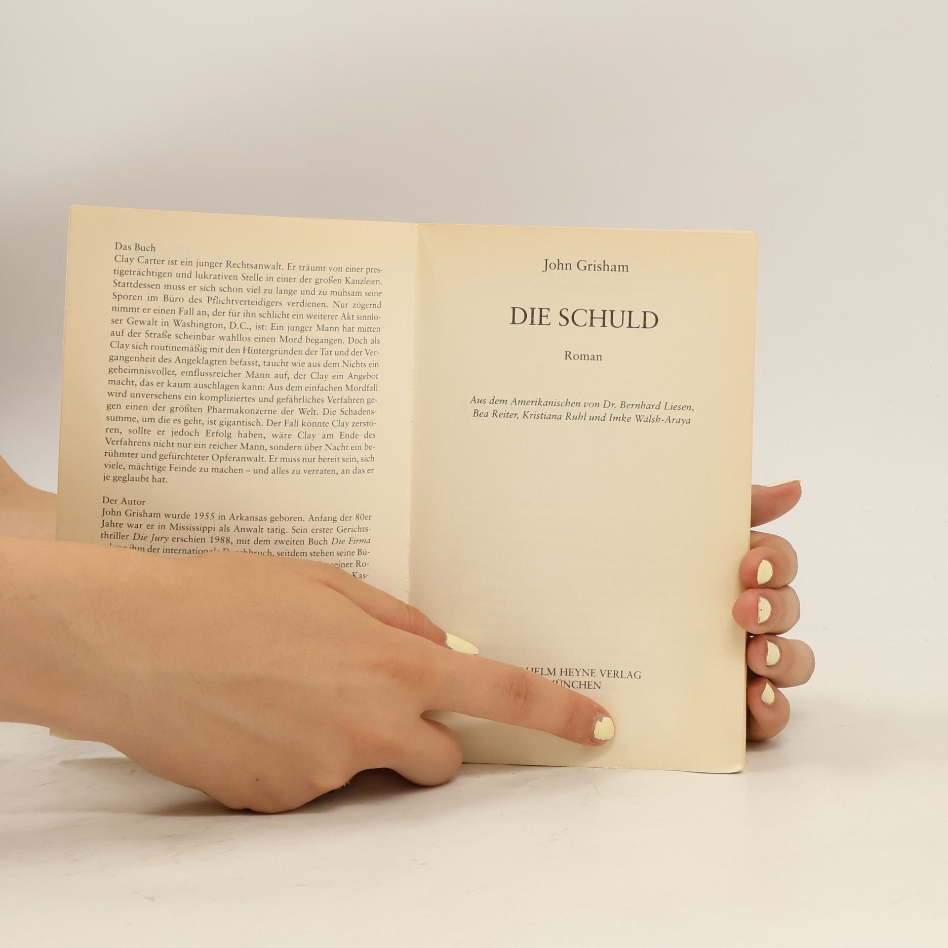 John Grisham Die Schuld