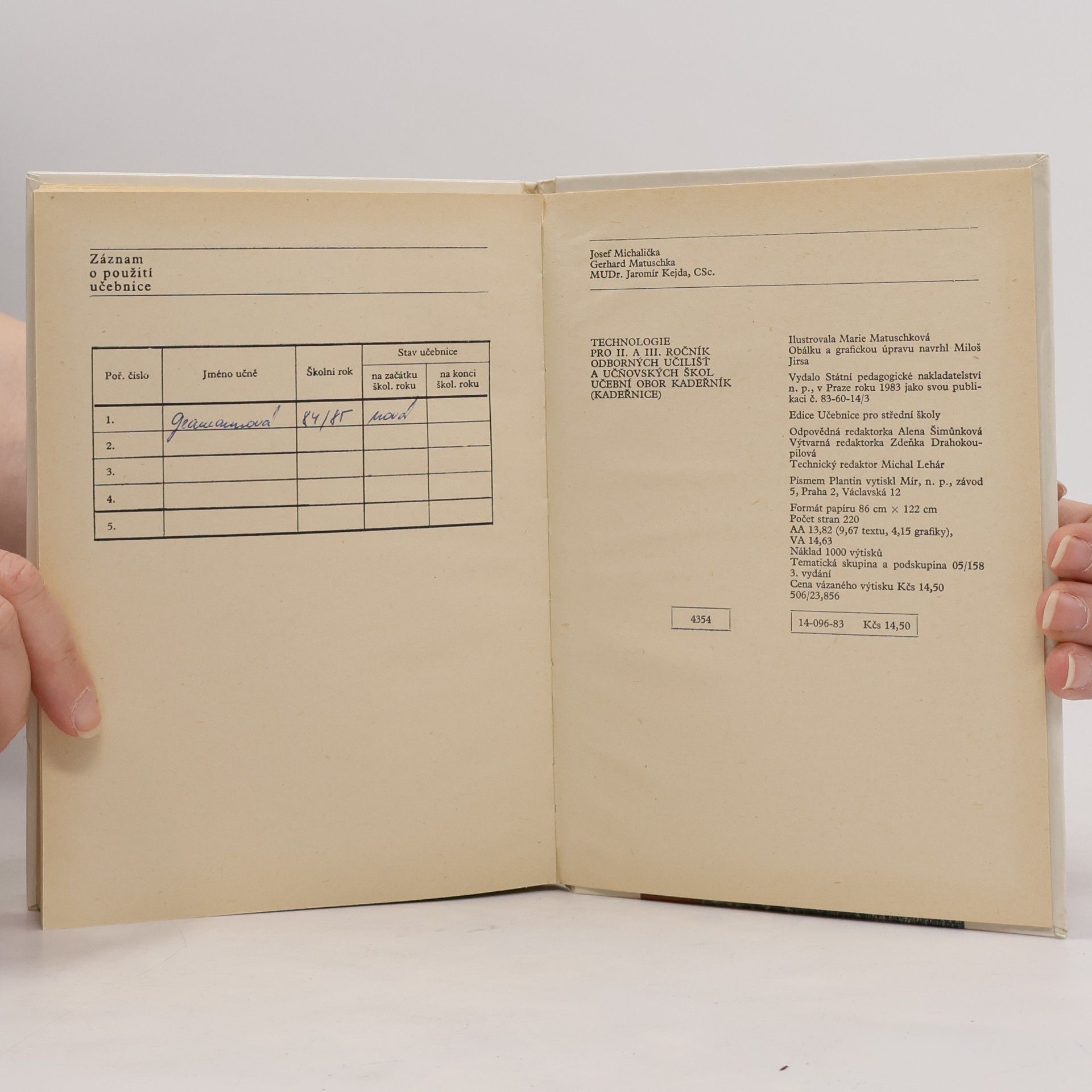 Auteurscollectief Technologie pro holiče a kadeřníky II a III