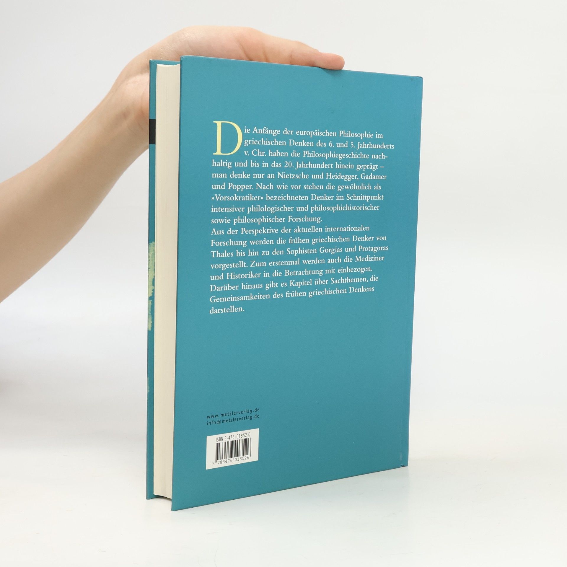 Anthony A. Long Handbuch frühe griechische Philosophie