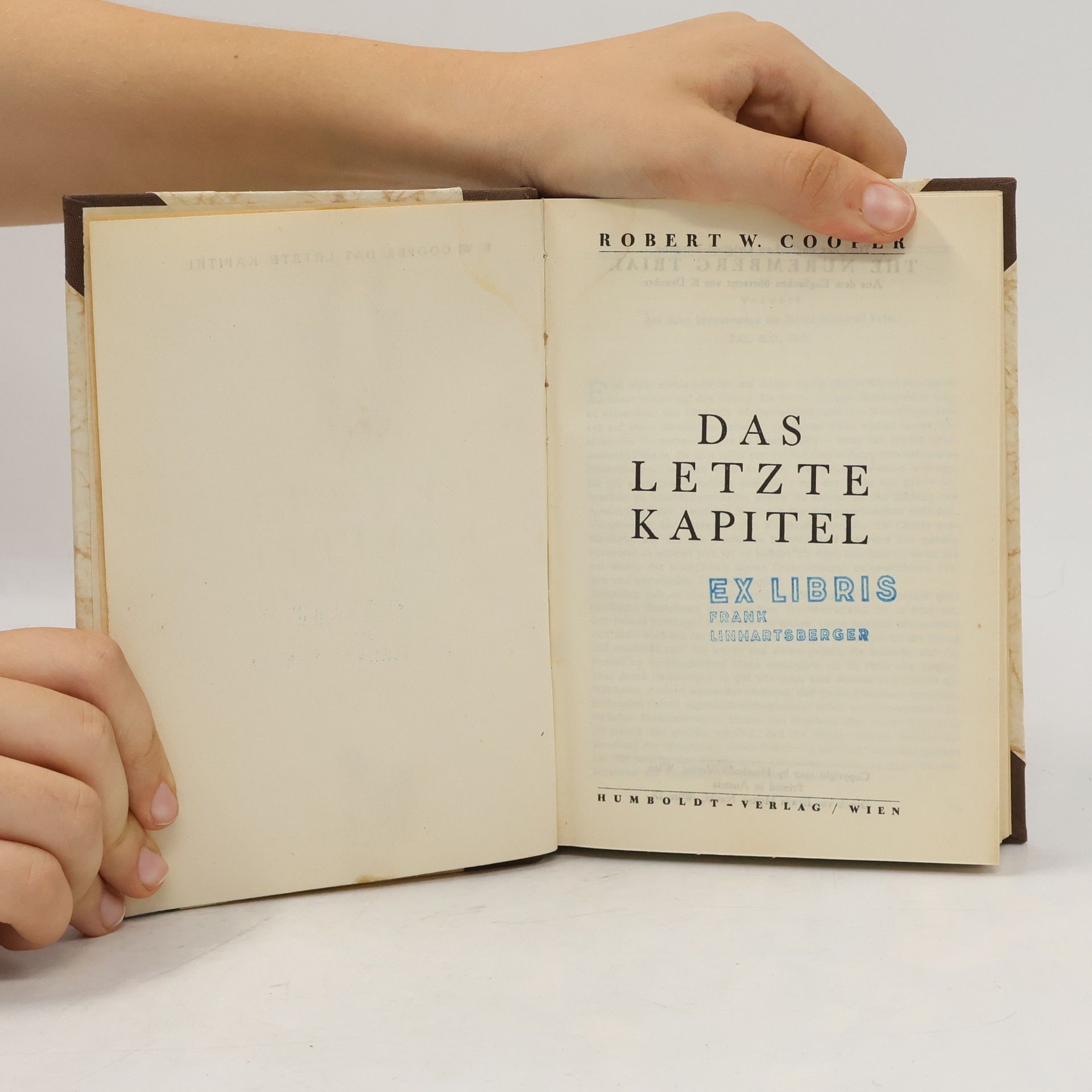 Robert W. Cooper Das letzte Kapitel