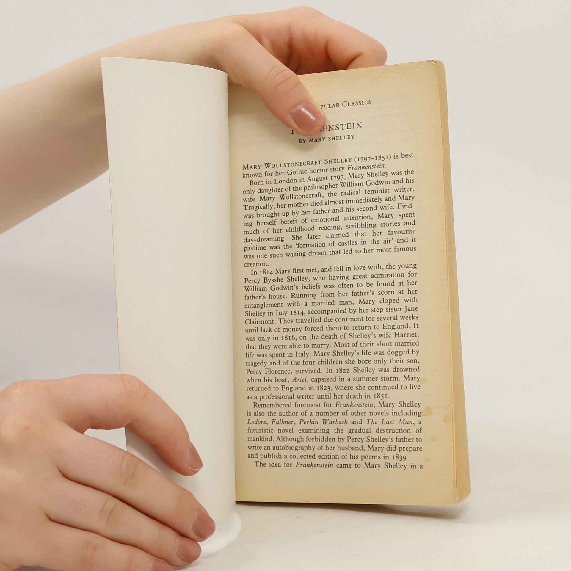 Mary W. Shelley Frankenstein