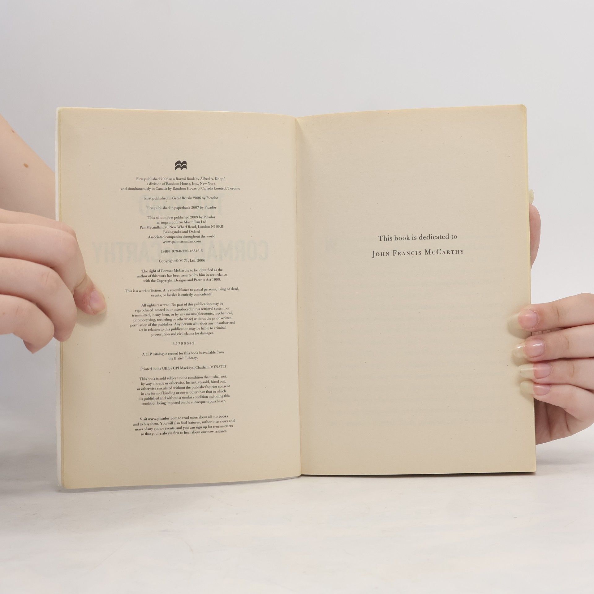Cormac McCarthy The Road