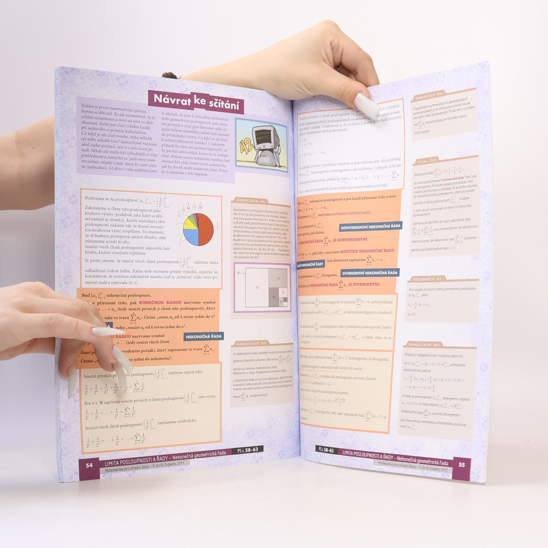 Petr Kozák Matematika pro střední školy. 9. díl, Posloupnosti, řady, finanční matematika