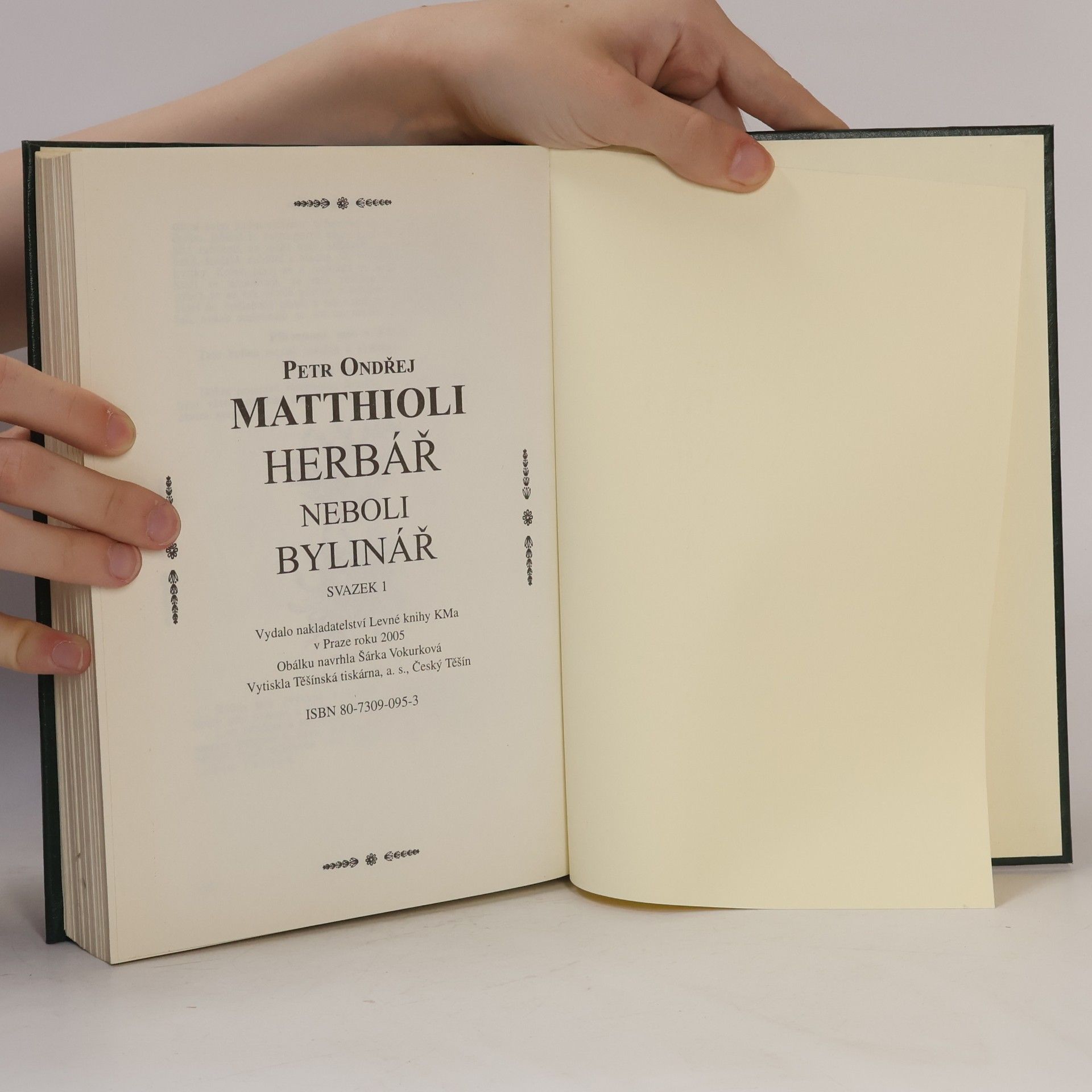 Petr Ondřej Mathioli Herbář neboli Bylinář I.
