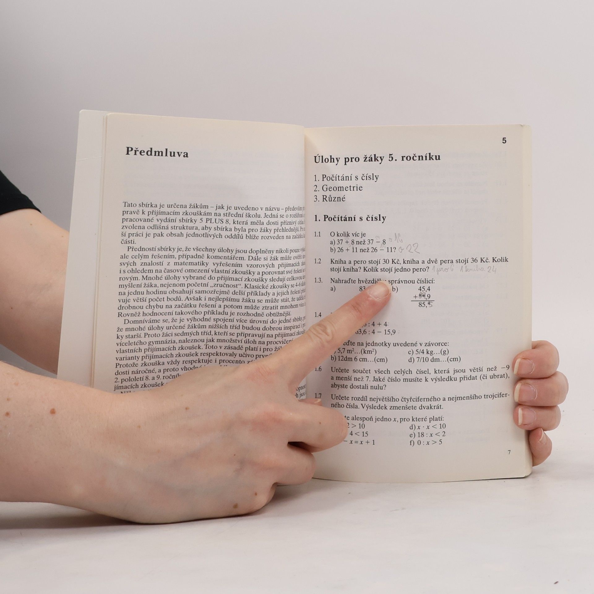 Jaroslav Krčmář 5 až 9 Sbírka úloh z matematiky