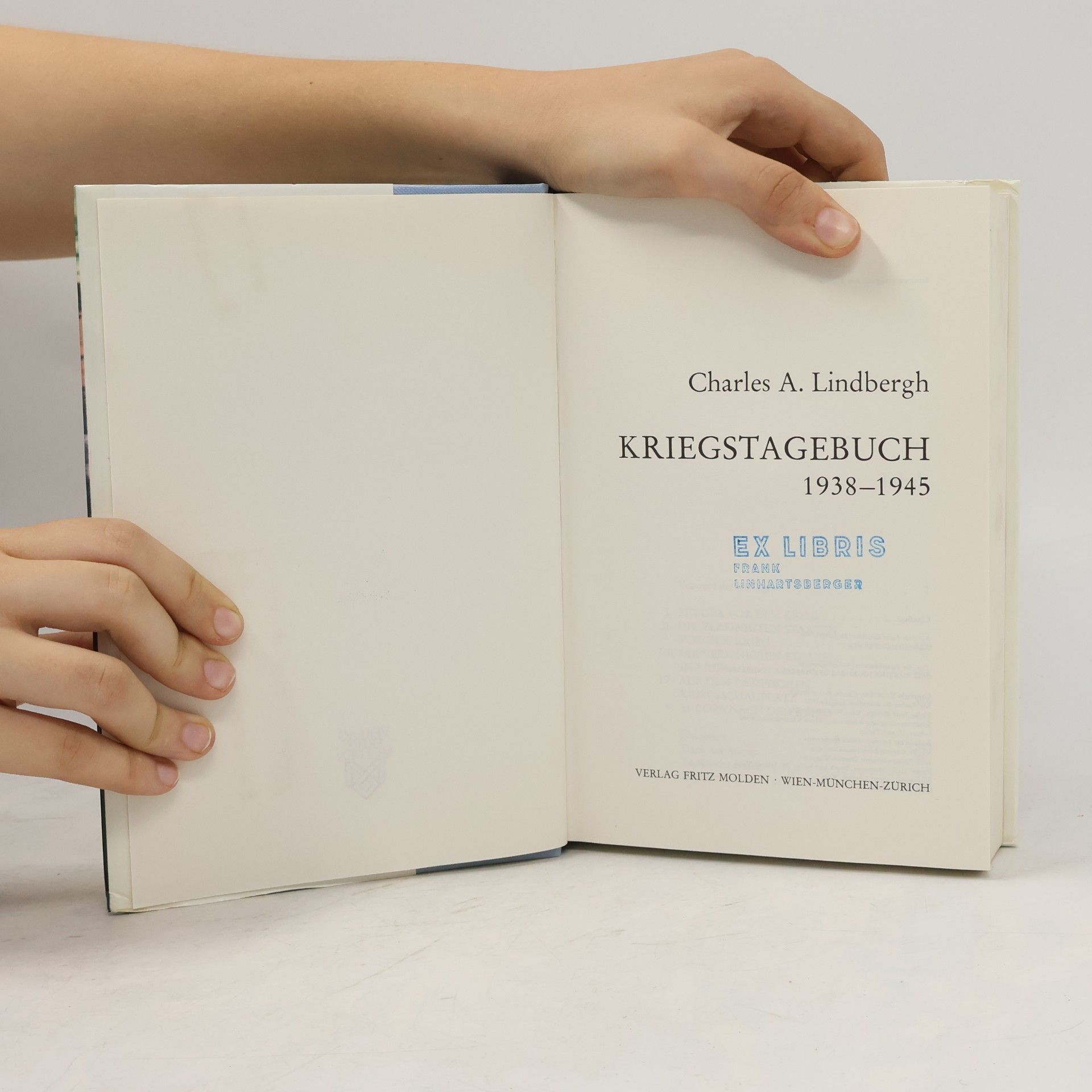 Charles A. Lindbergh Kriegstagebuch