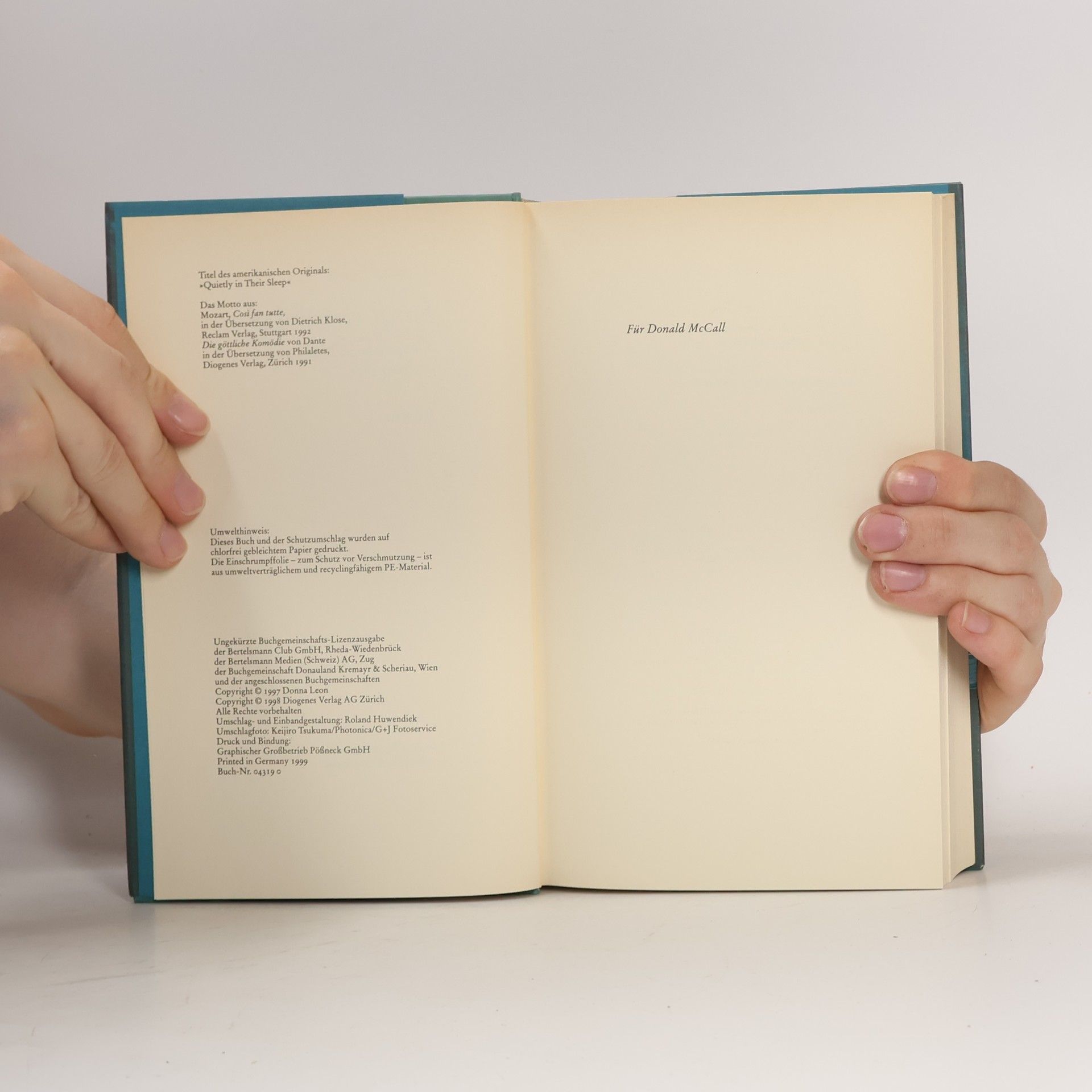 Donna Leon Sanft entschlafen