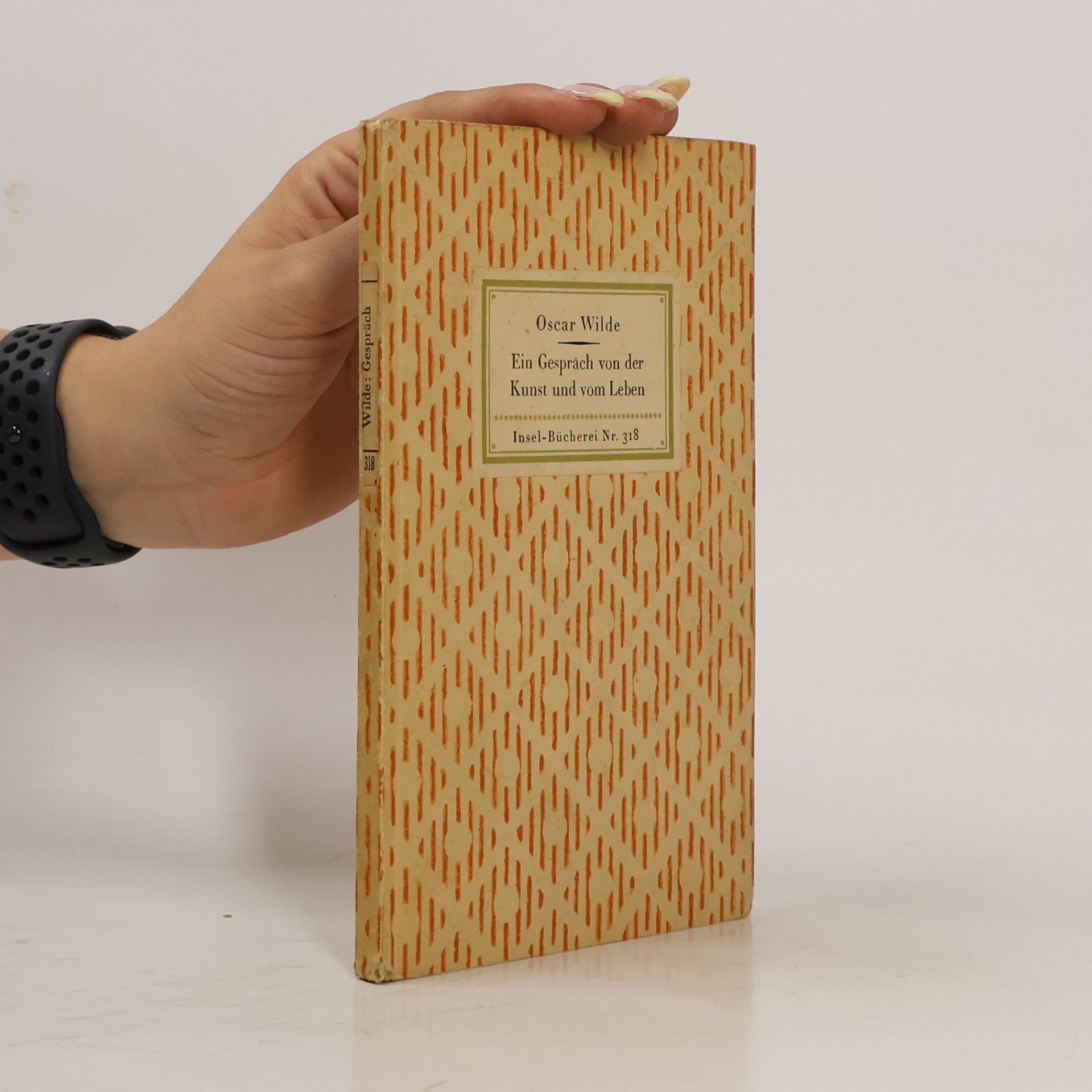 Oscar Wilde Ein Gespräch von der Kunst und vom Leben