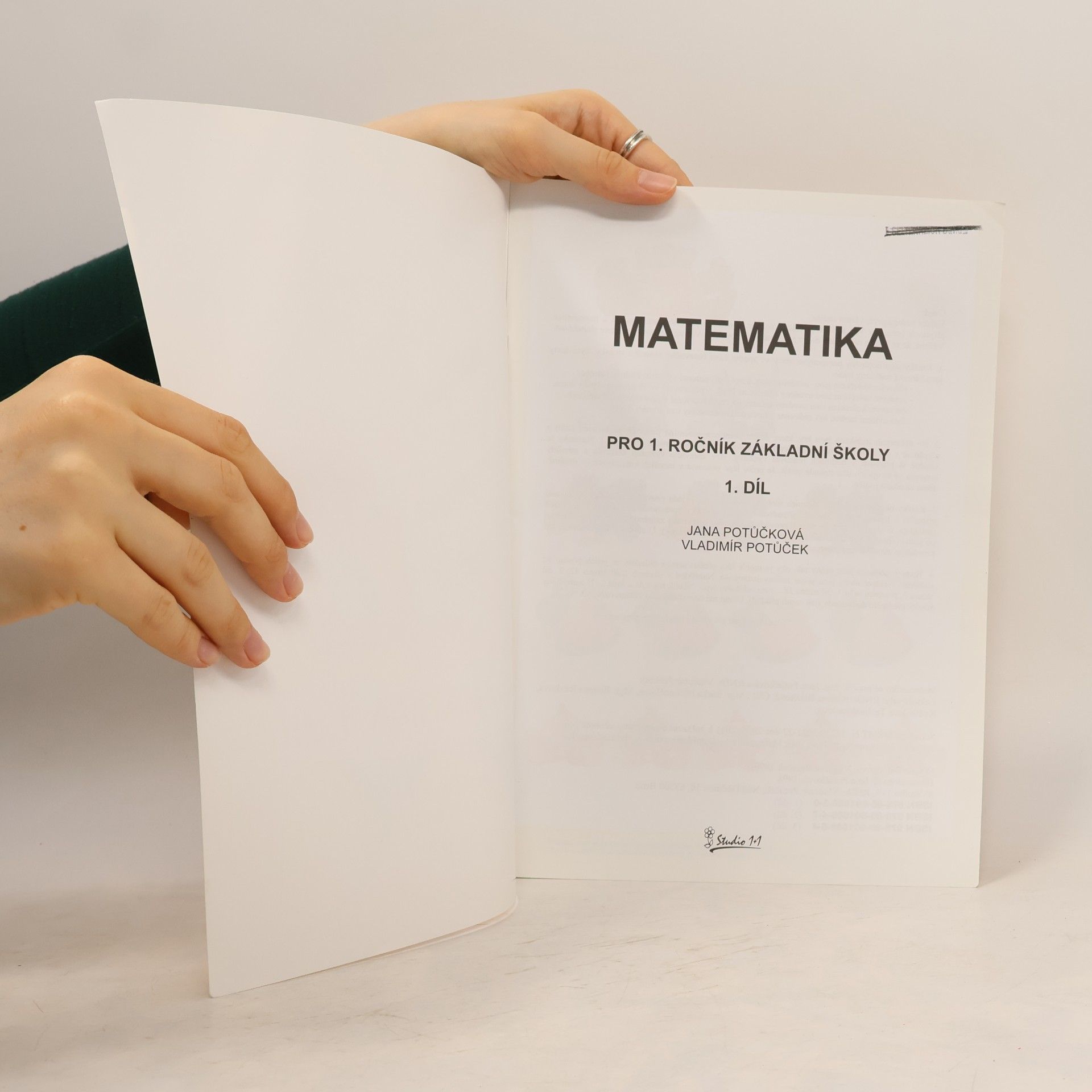 Jana Potůčková Matematika 1. díl pro 1. ročník ZŠ