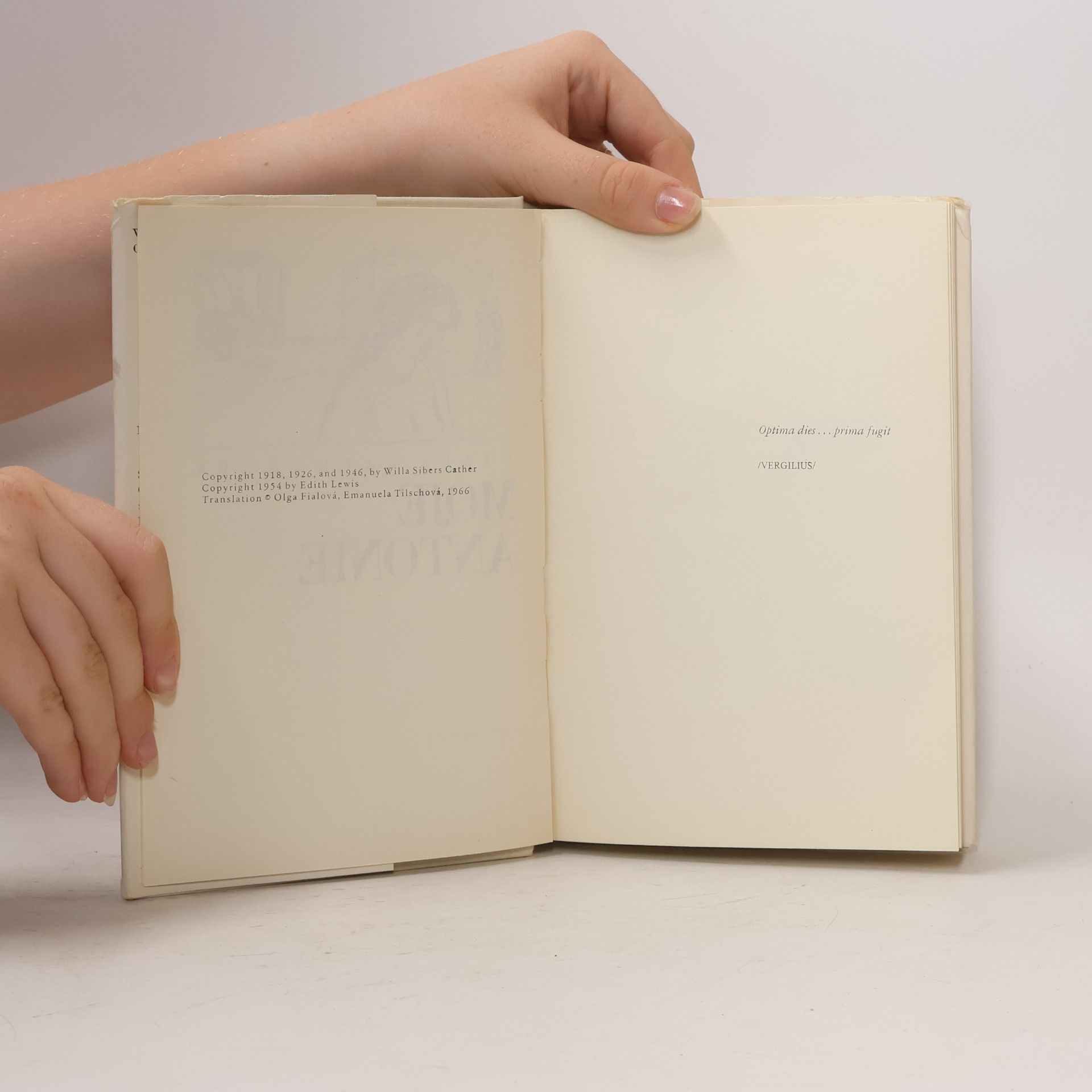 Willa Cather Moje Antonie