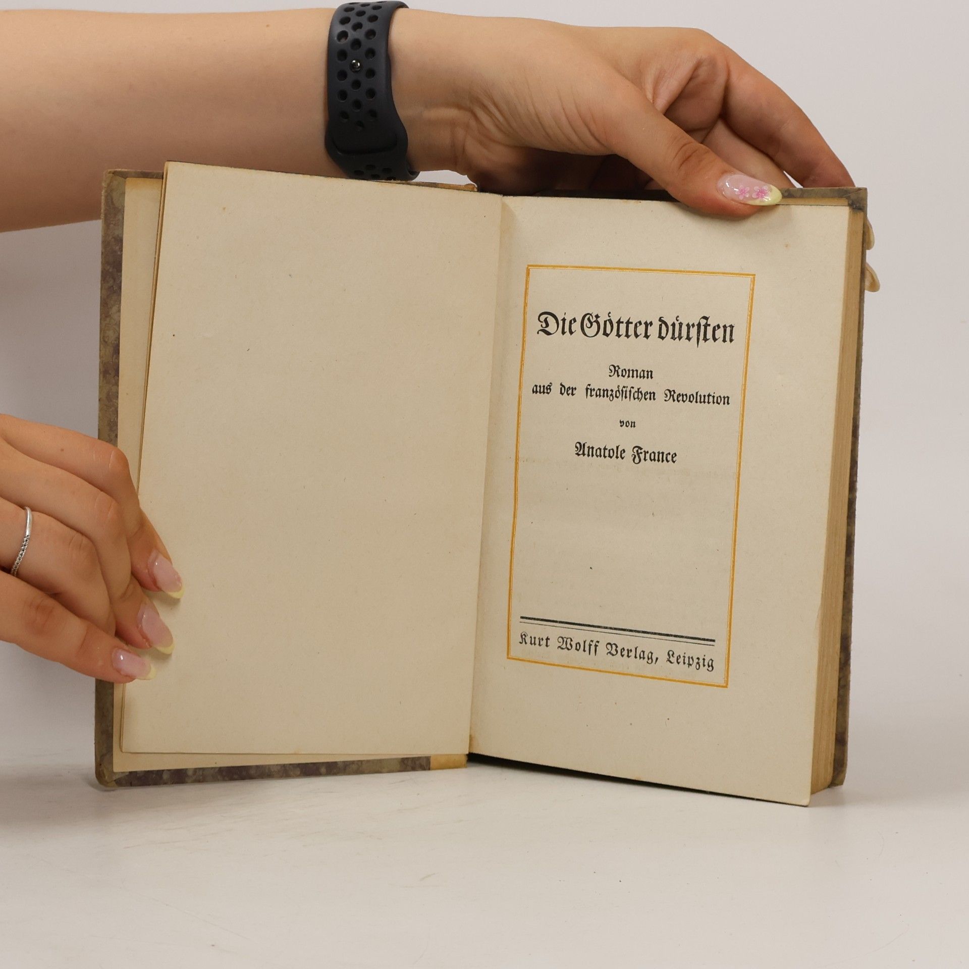 Anatole France Die Götter Dürsten