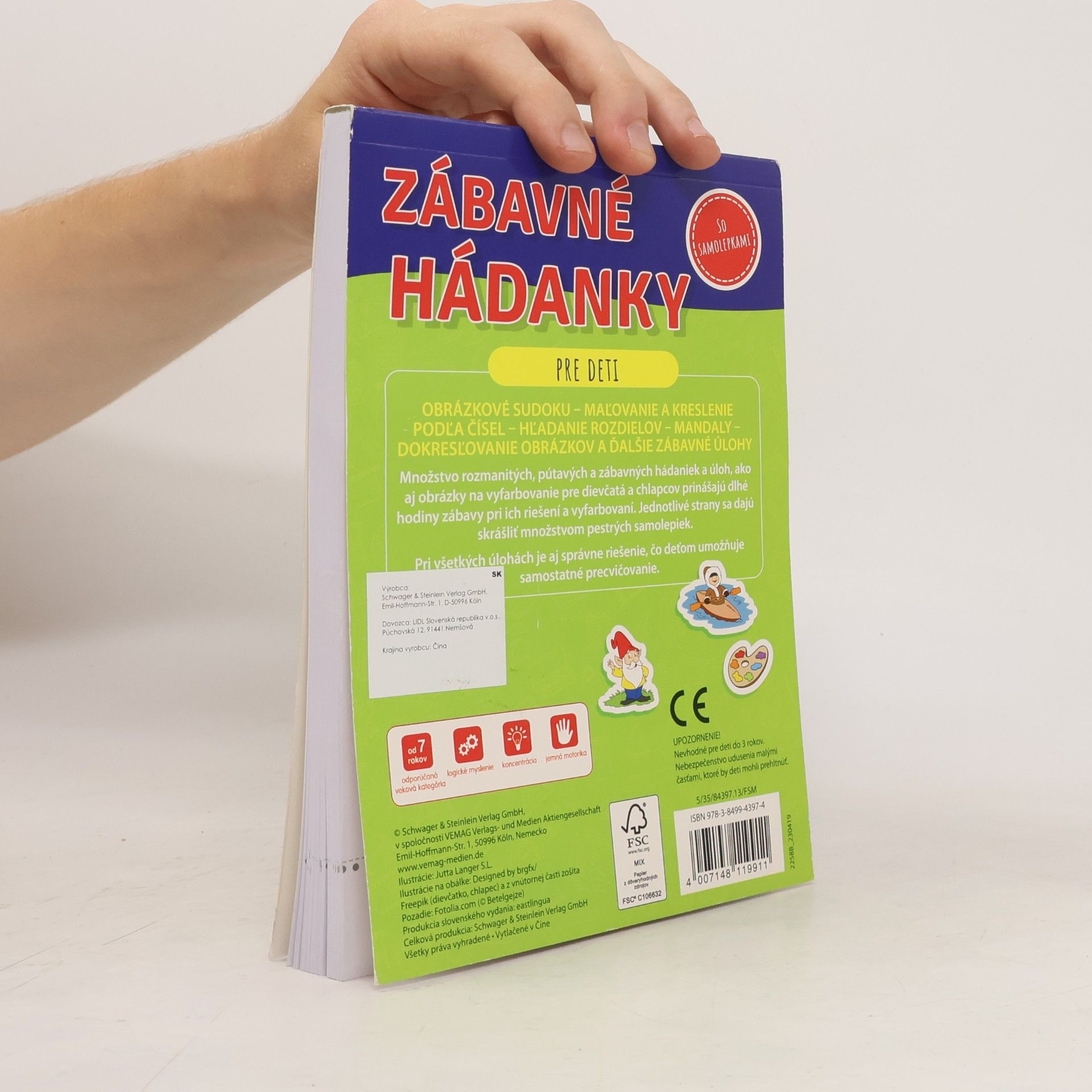 Various authors Zábavné hádanky pre deti od 7. rokov