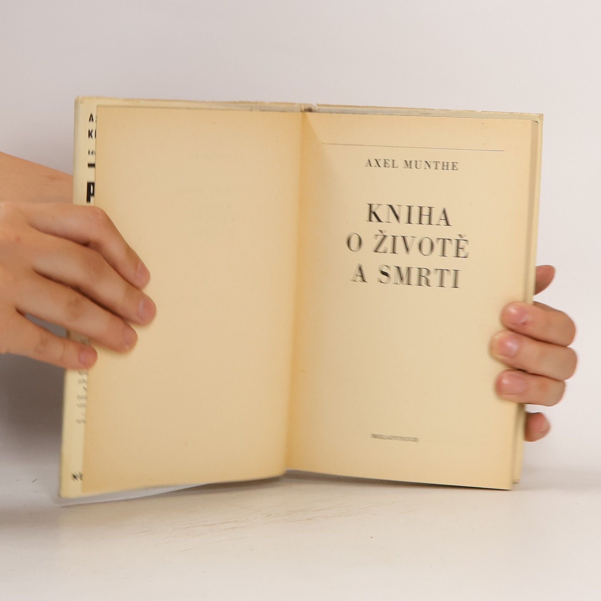Axel Munthe Kniha o životě a smrti