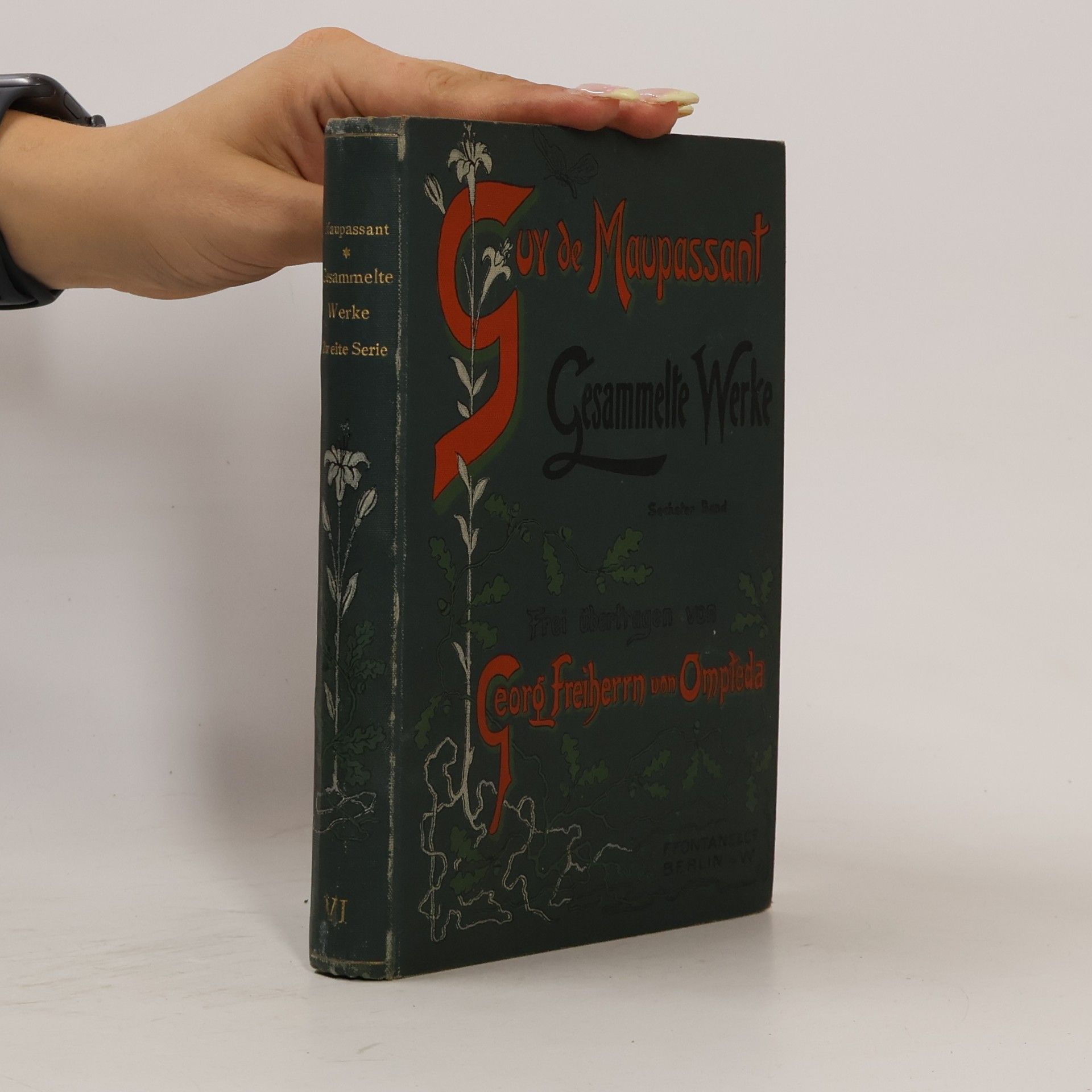 Guy de Maupassant Gesammelte Werke 6 Band. Herr Parent