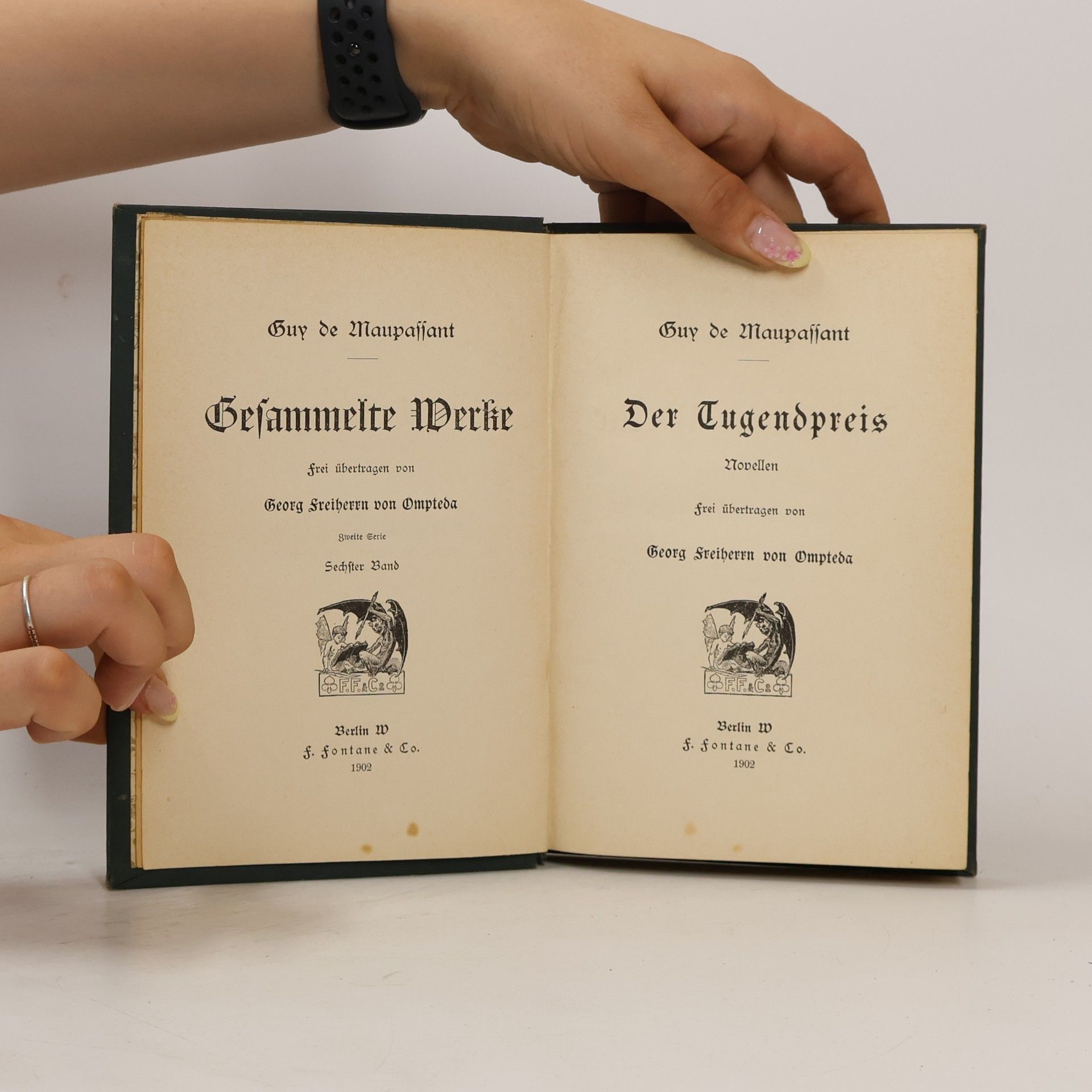 Guy de Maupassant Gesammelte Werke 6 Band. Herr Parent