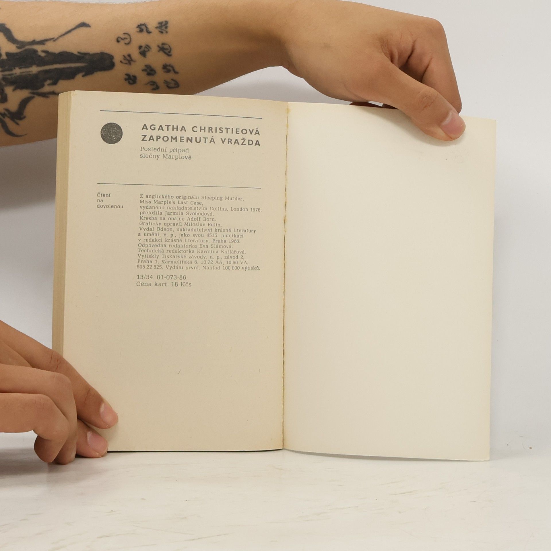 Agatha Christie Zapomenutá vražda