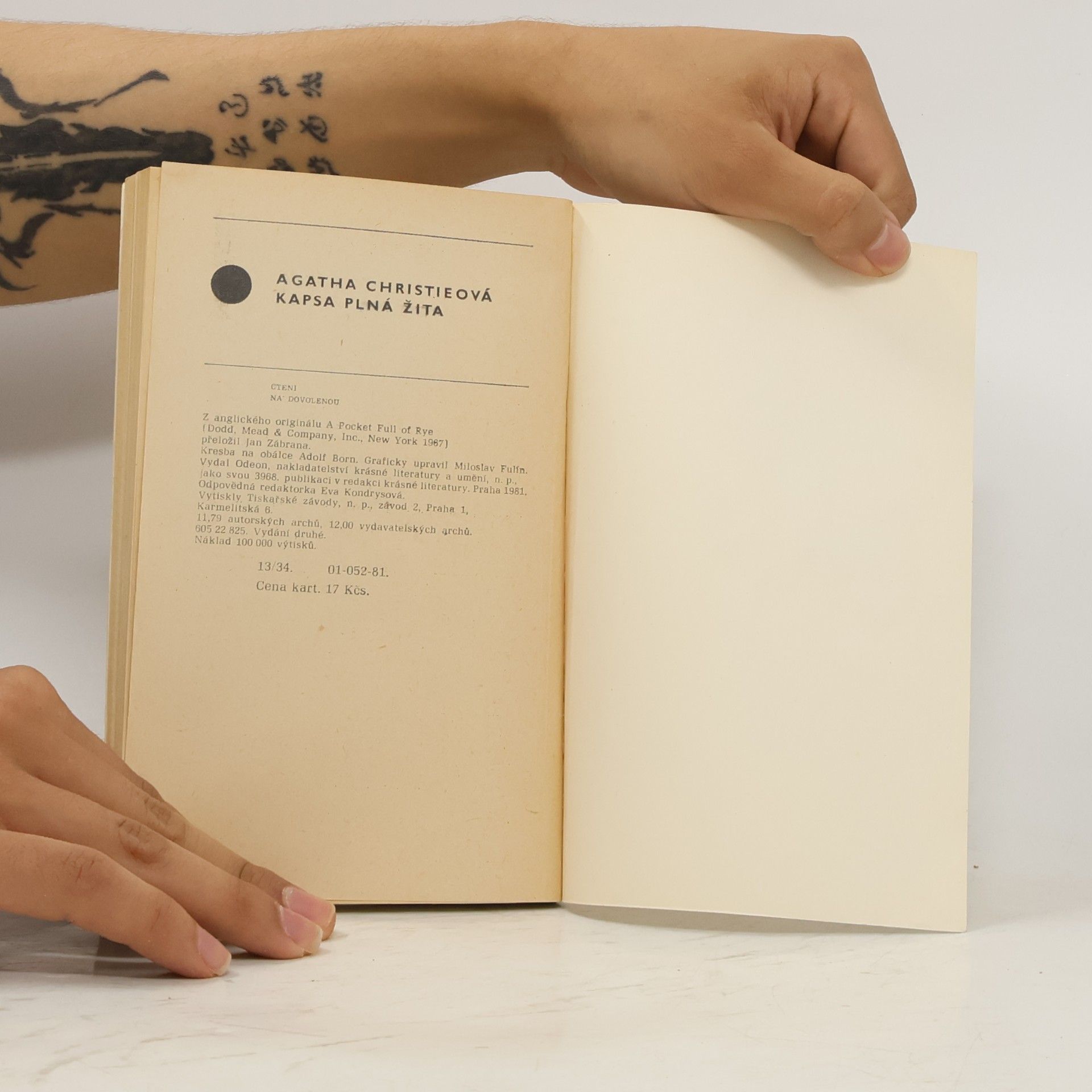 Agatha Christie Kapsa plná žita