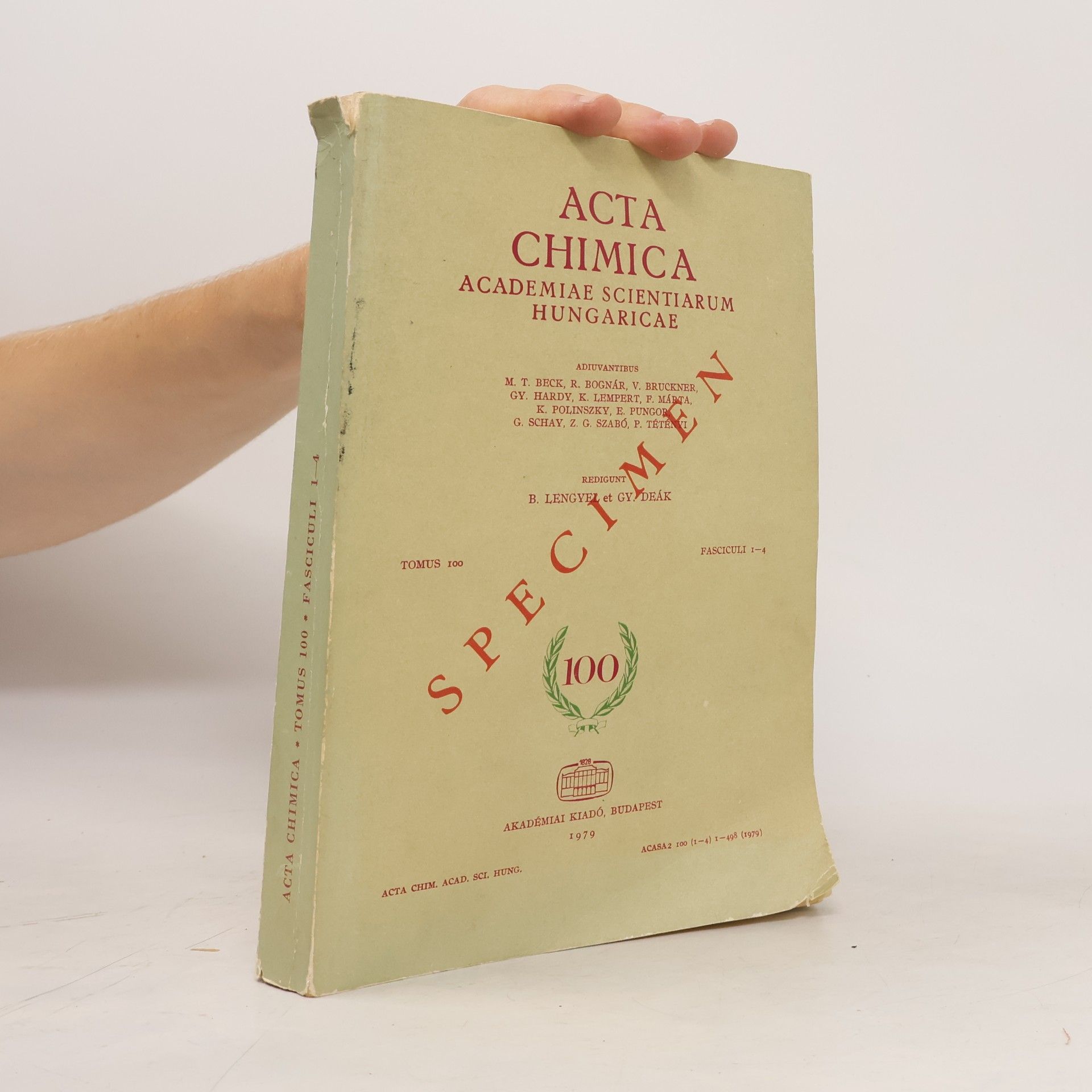 AA.VV. Acta Chimica 1-4