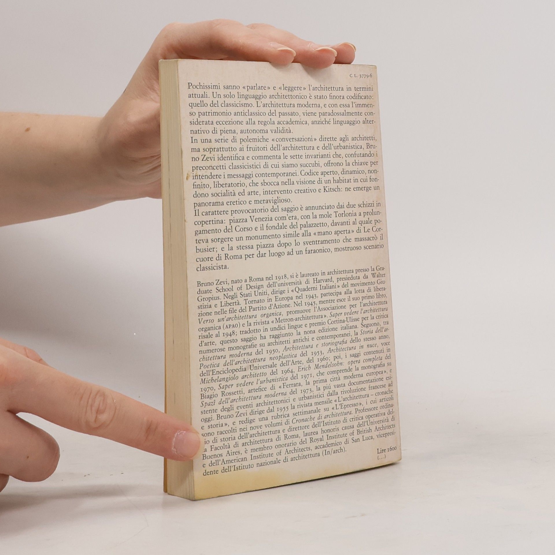 Bruno Zevi Il linguaggio moderno dell'architettura