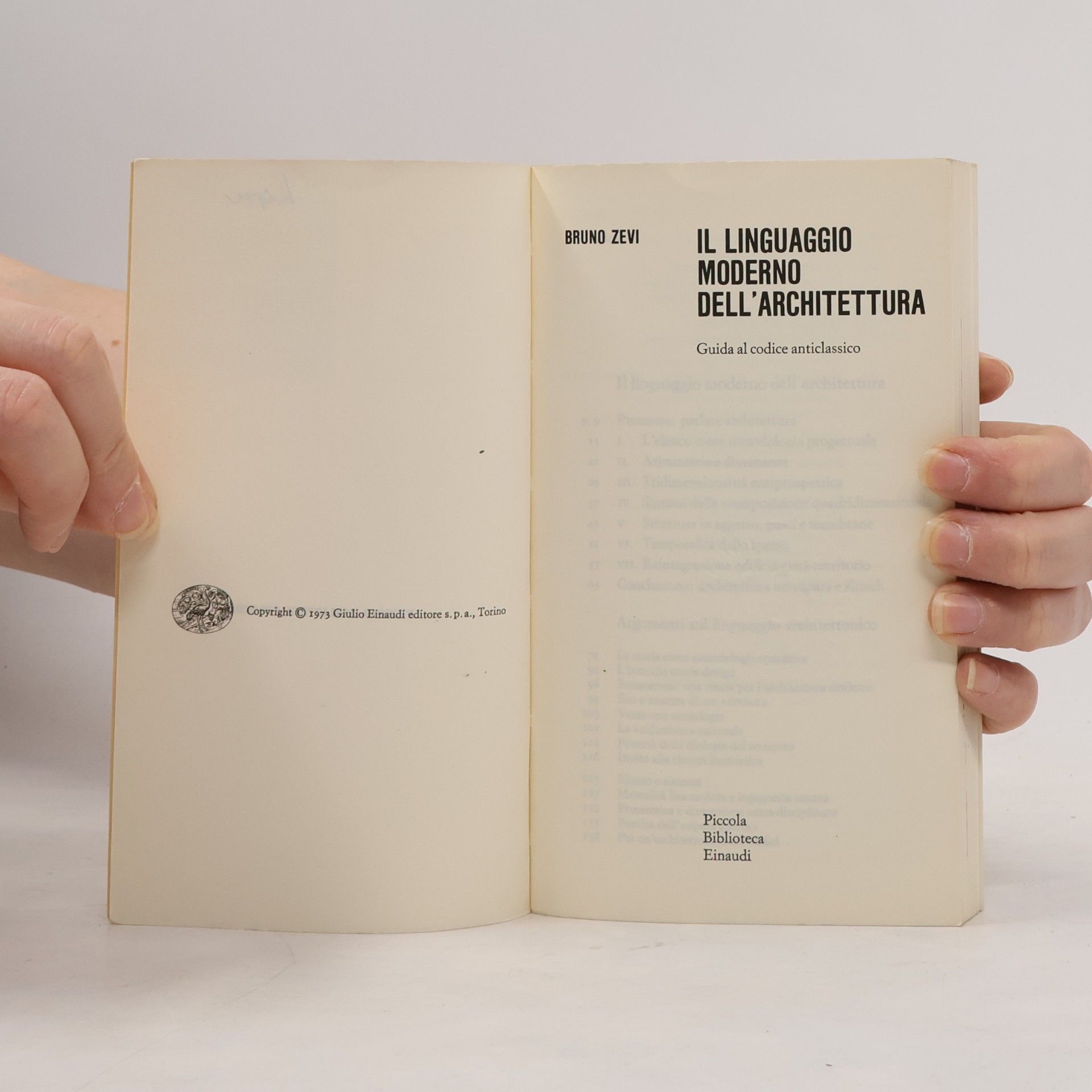 Bruno Zevi Il linguaggio moderno dell'architettura