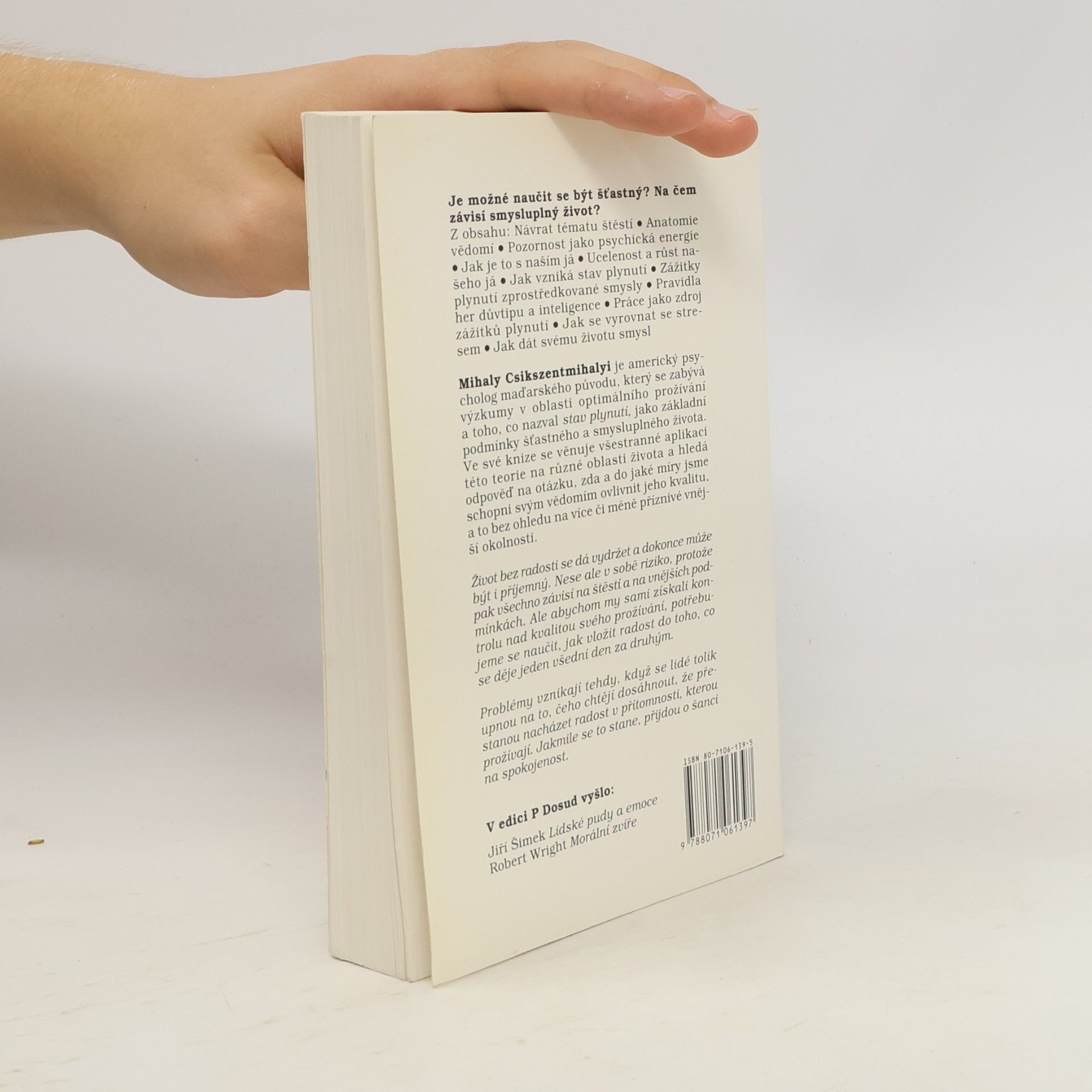 Mihaly Csikszentmihalyi O štěstí a smyslu života
