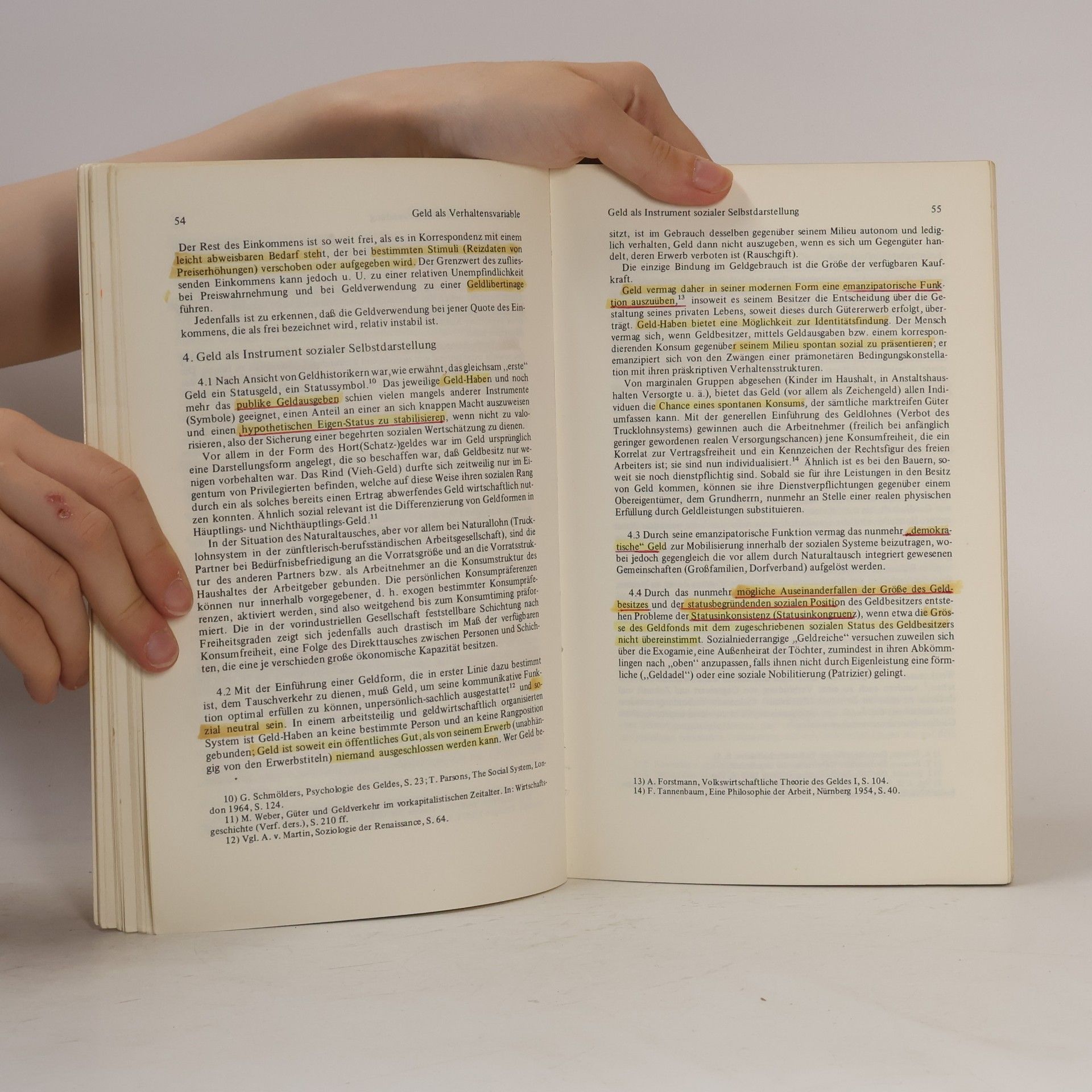 Anton Burghardt Böhlaus Wissenschaftliche Bibliothek: Soziologie des Geldes und der Inflation