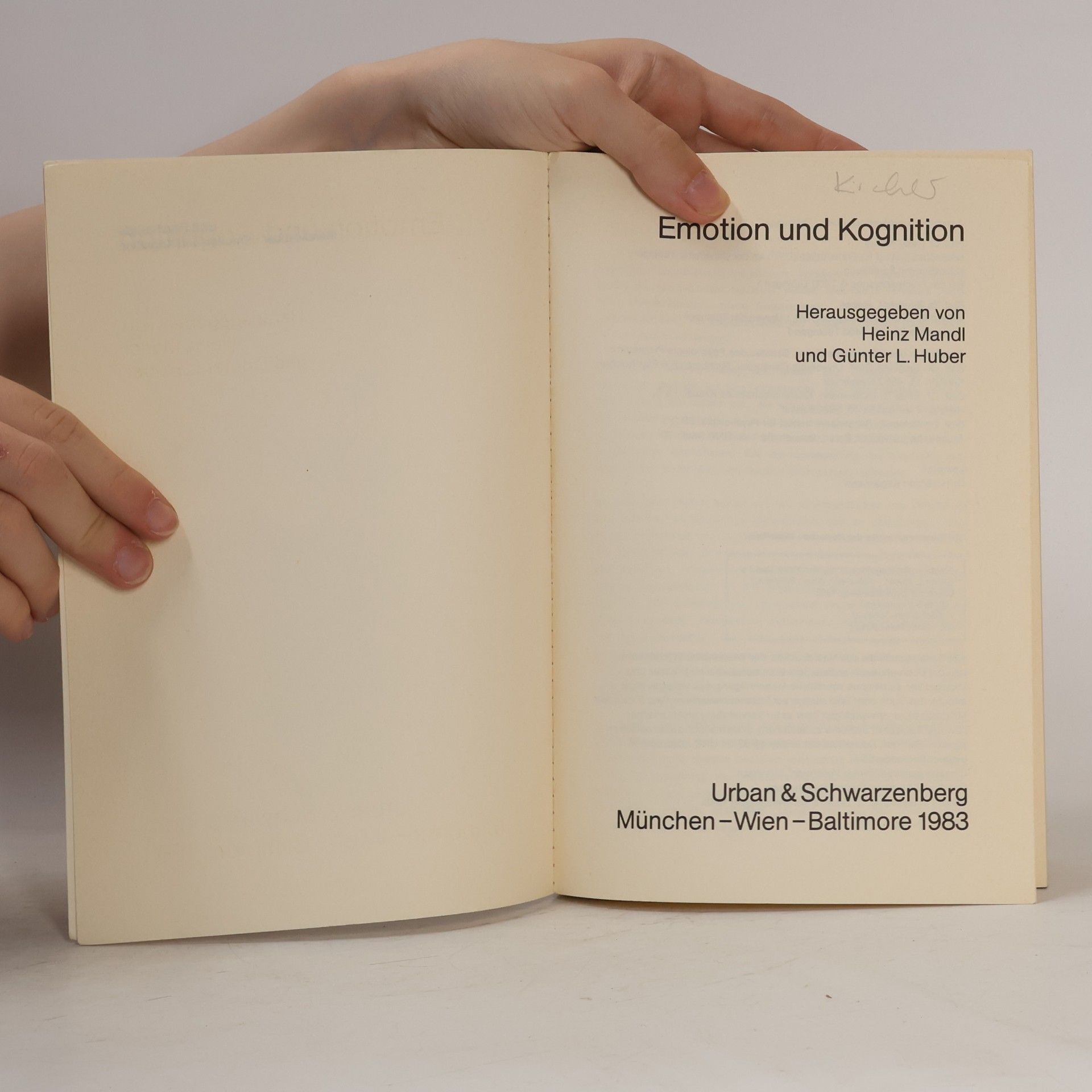Heinz Mandl Emotion und Kognition
