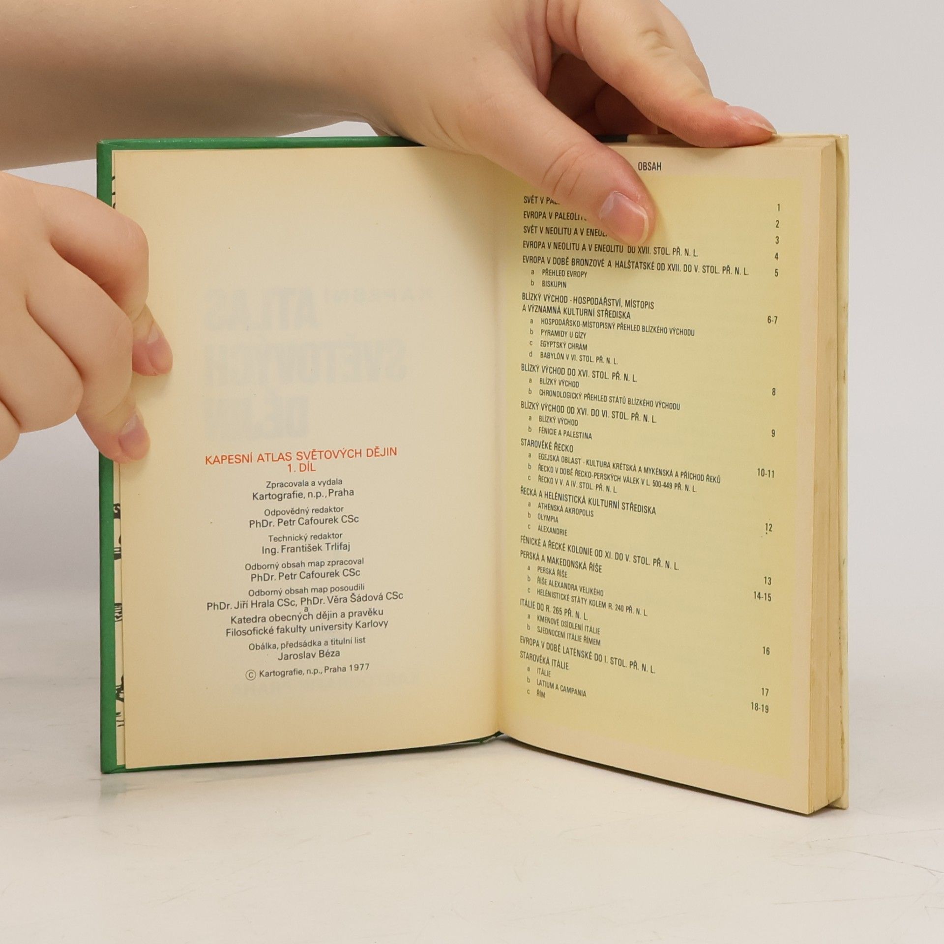 Autorenkollektiv Kapesní atlas světových dějin 1. díl