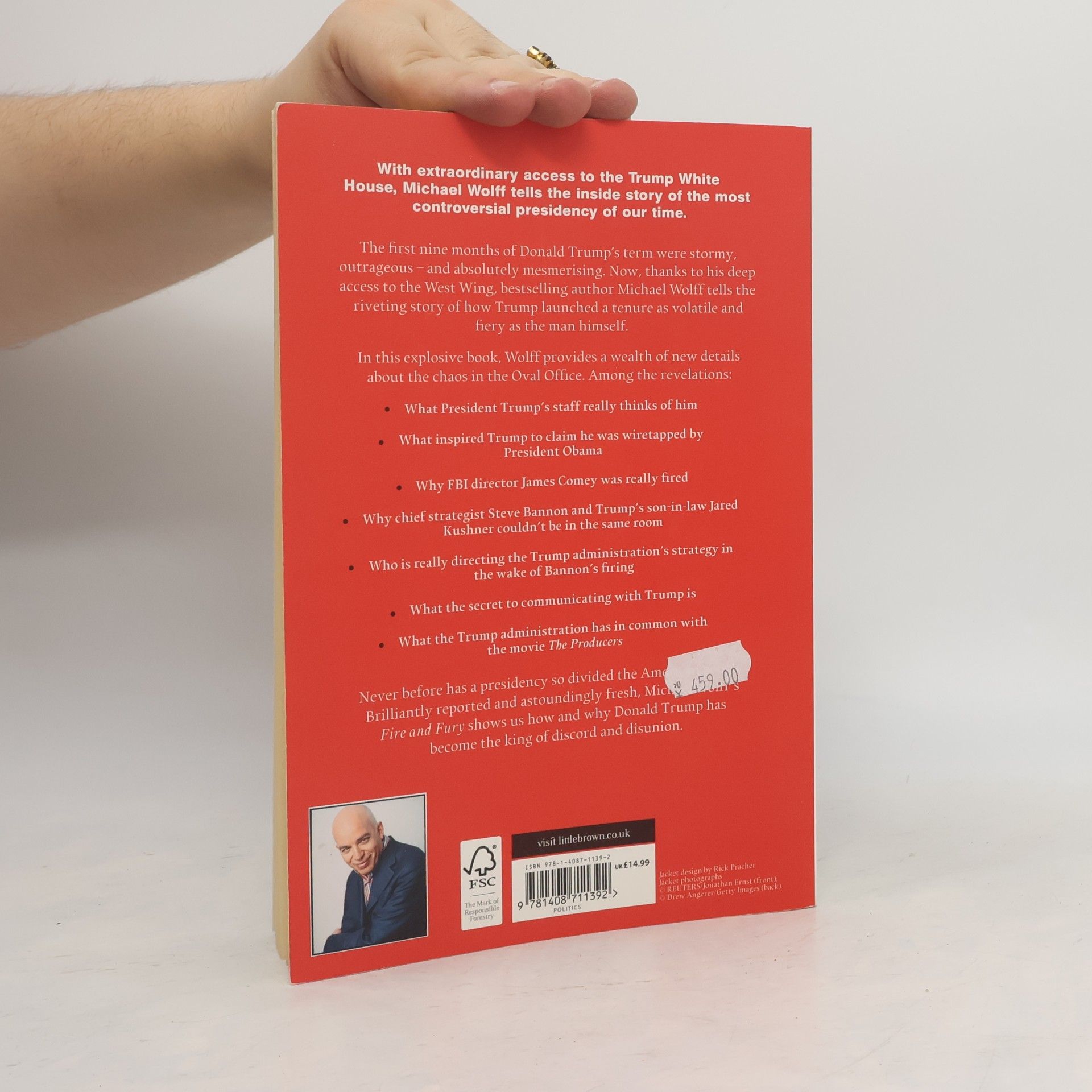 Michael Wolff Fire and Fury: Inside The Trump White House
