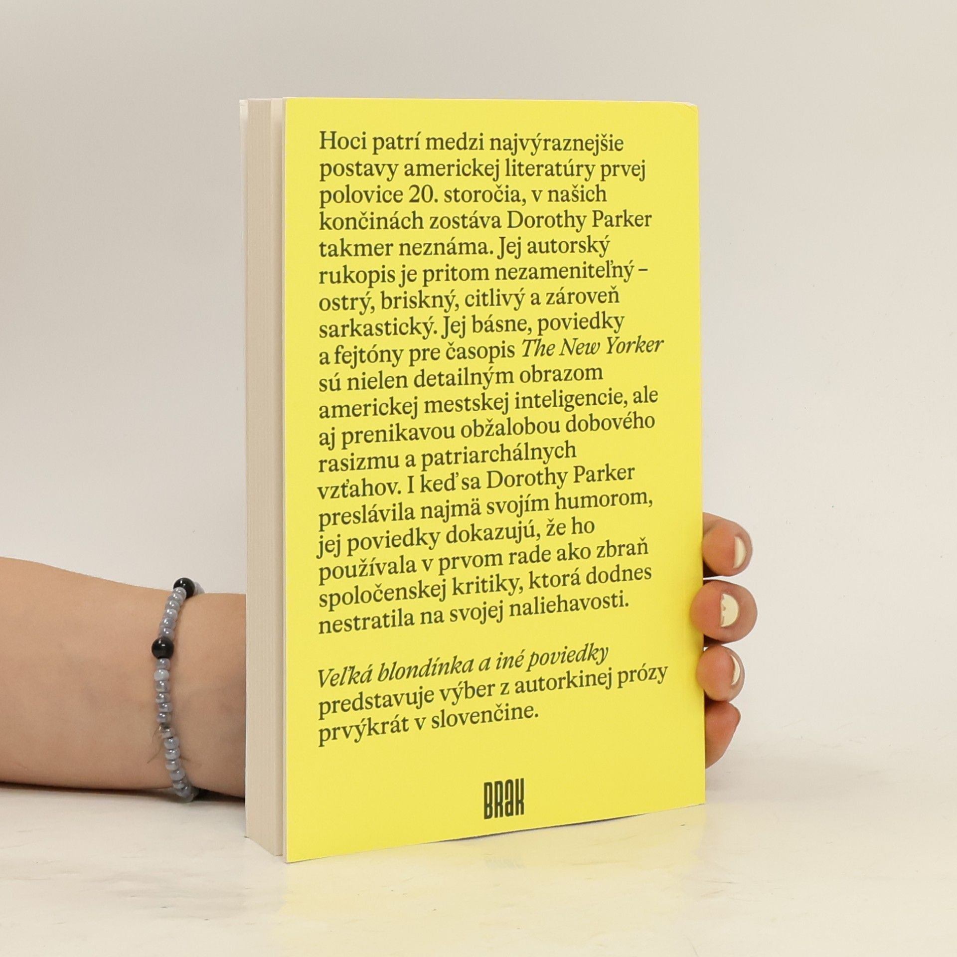 Dorothy Parker Veľká blondínka a iné poviedky