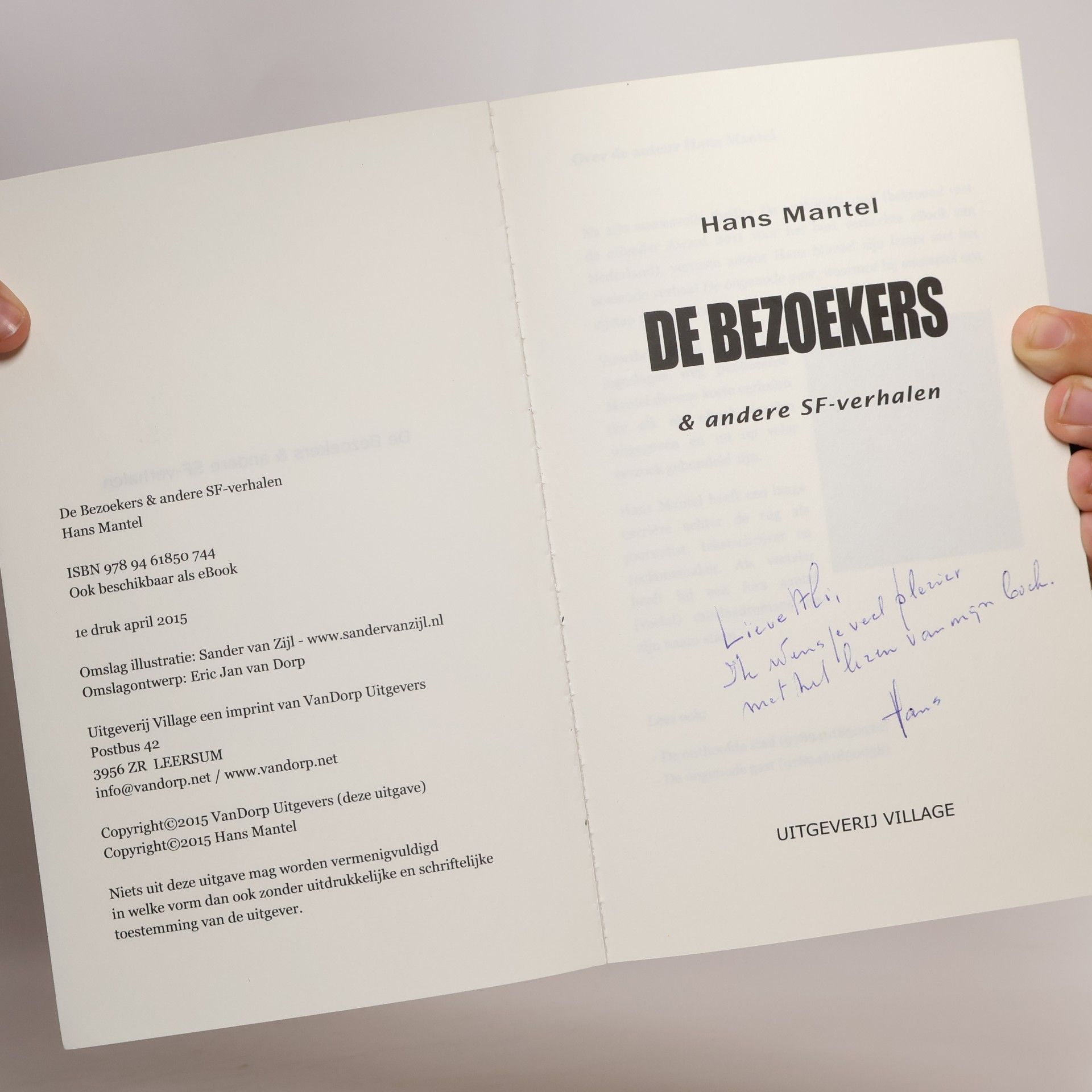 Hans Mantel De bezoekers & andere SF-verhalen