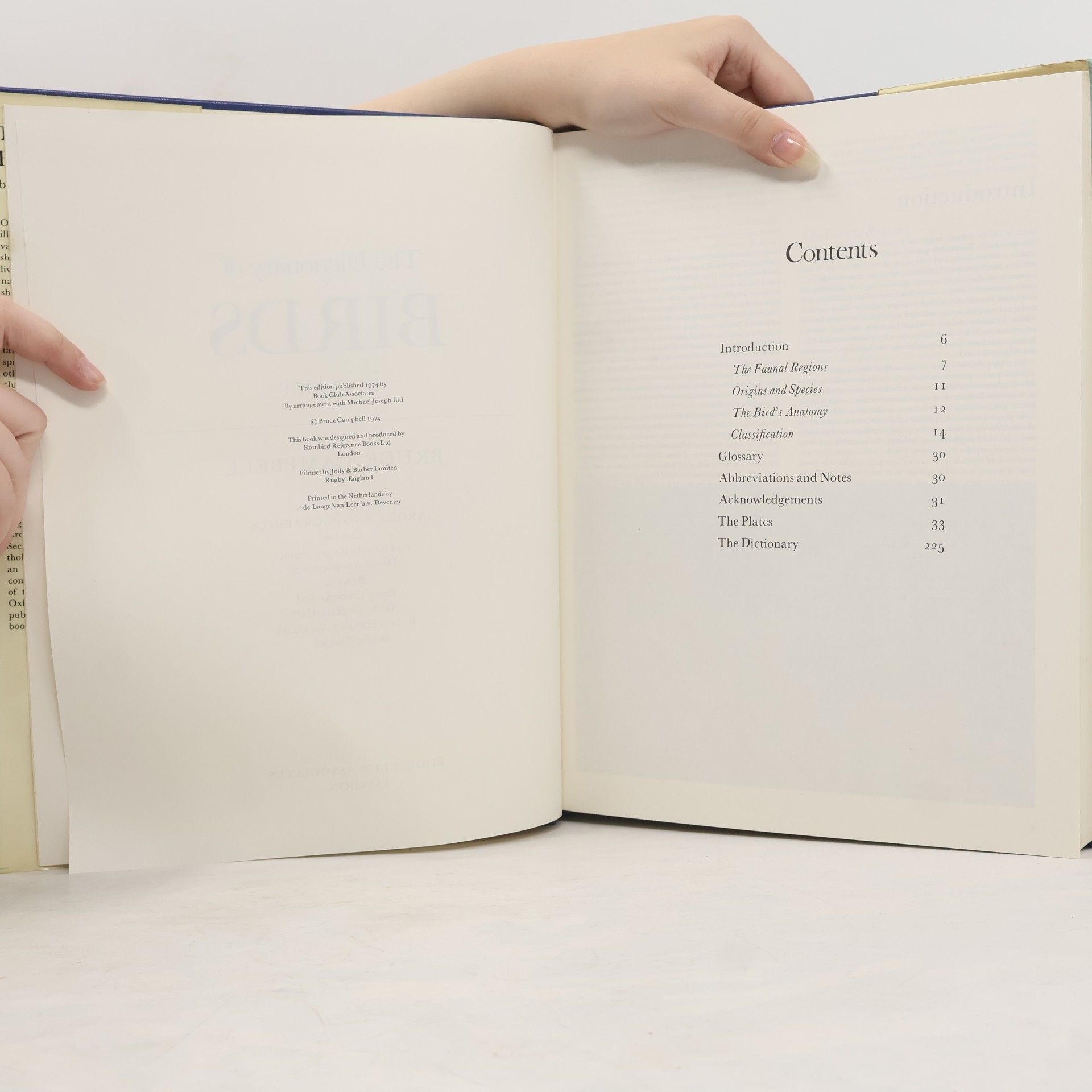 Bruce Campbell The Dictionary of Birds in Colour