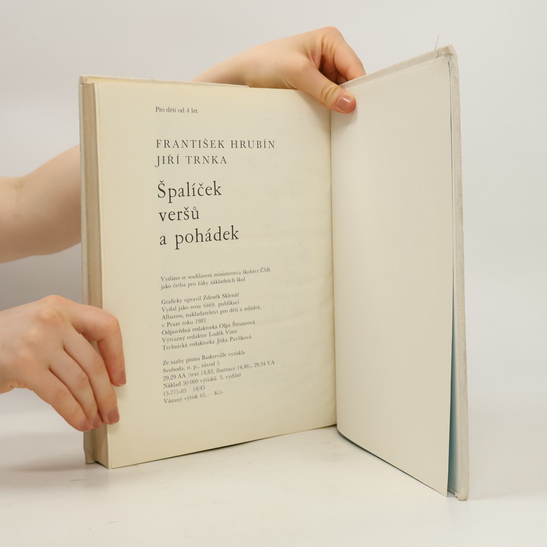 František Hrubín Špalíček veršů a pohádek