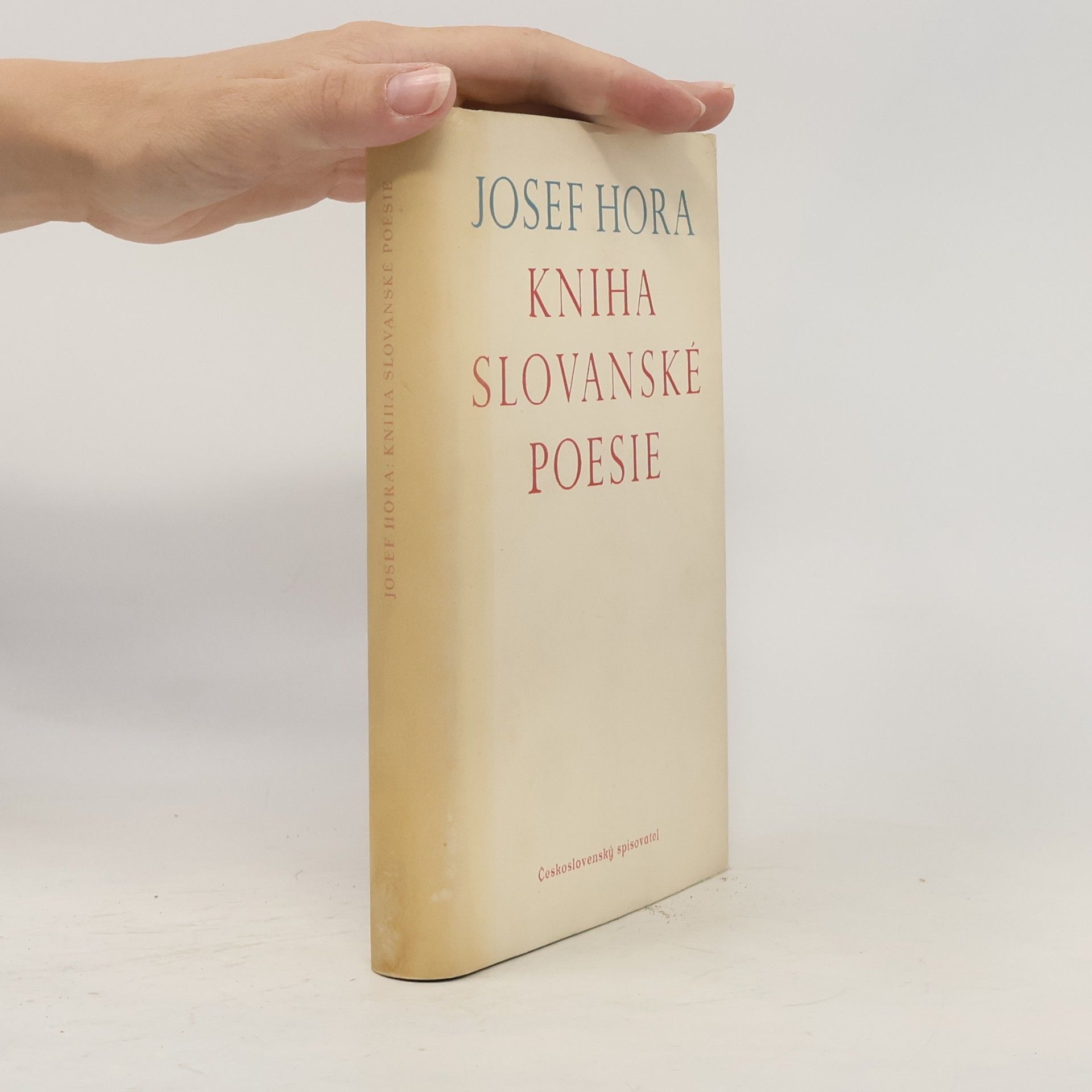 Josef Hora Kniha Slovanské poesie