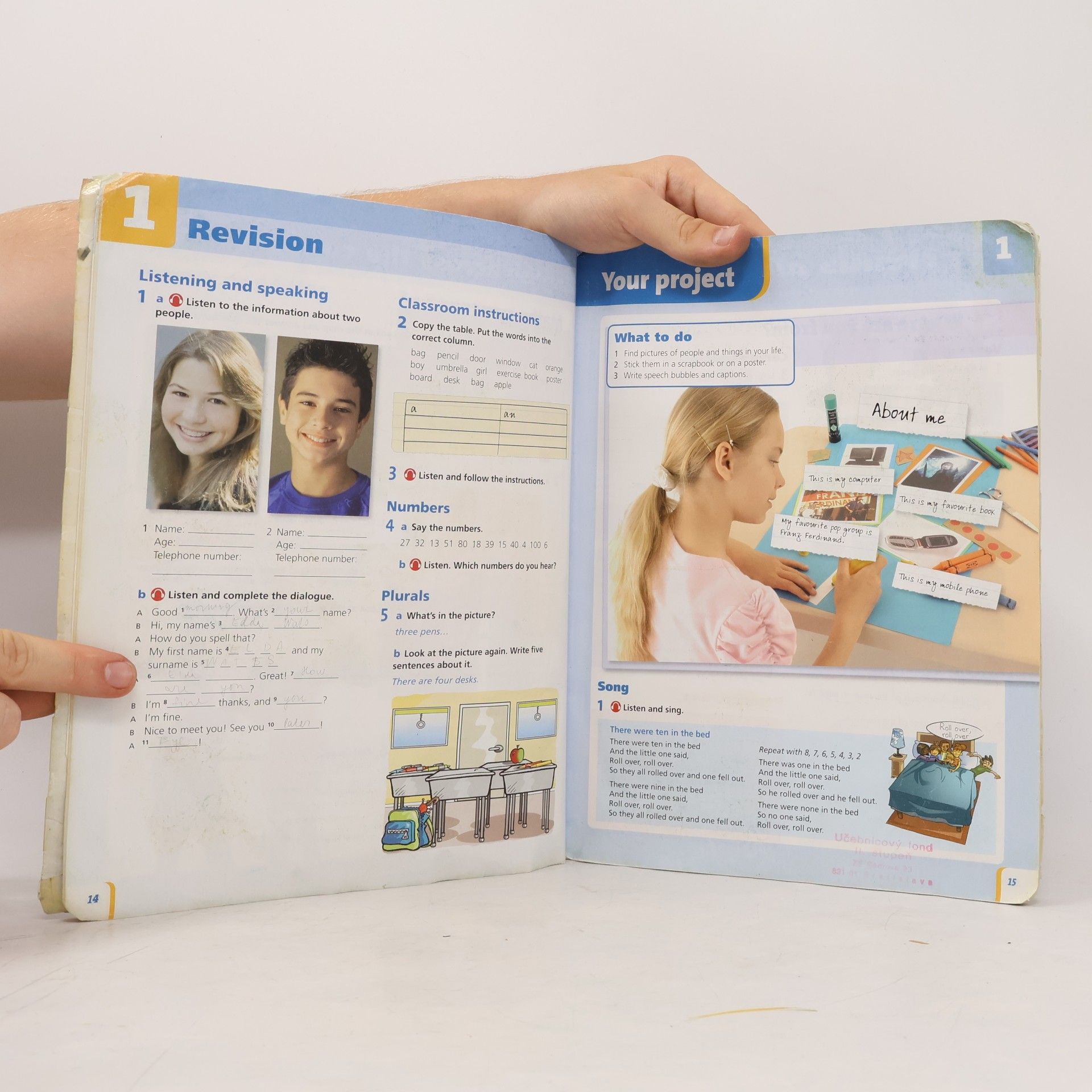 Tom Hutchinson Project 1. Student's book