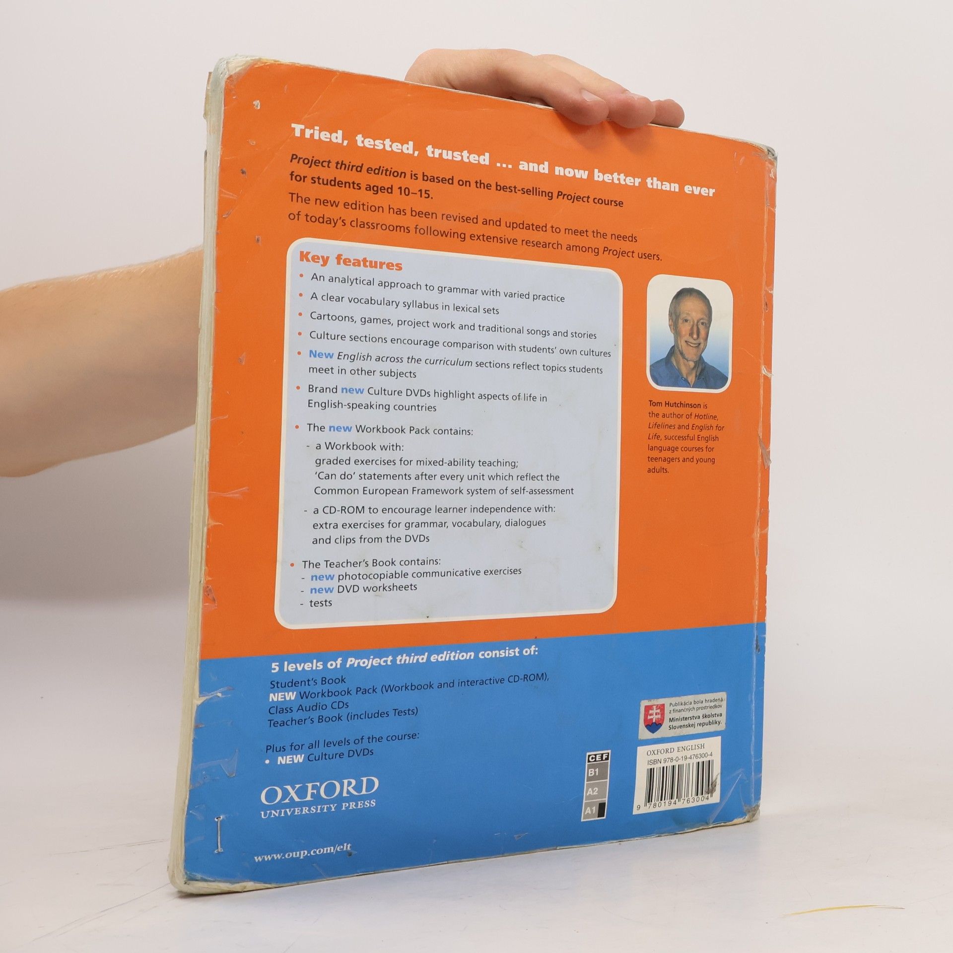 Tom Hutchinson Project 1. Student's book
