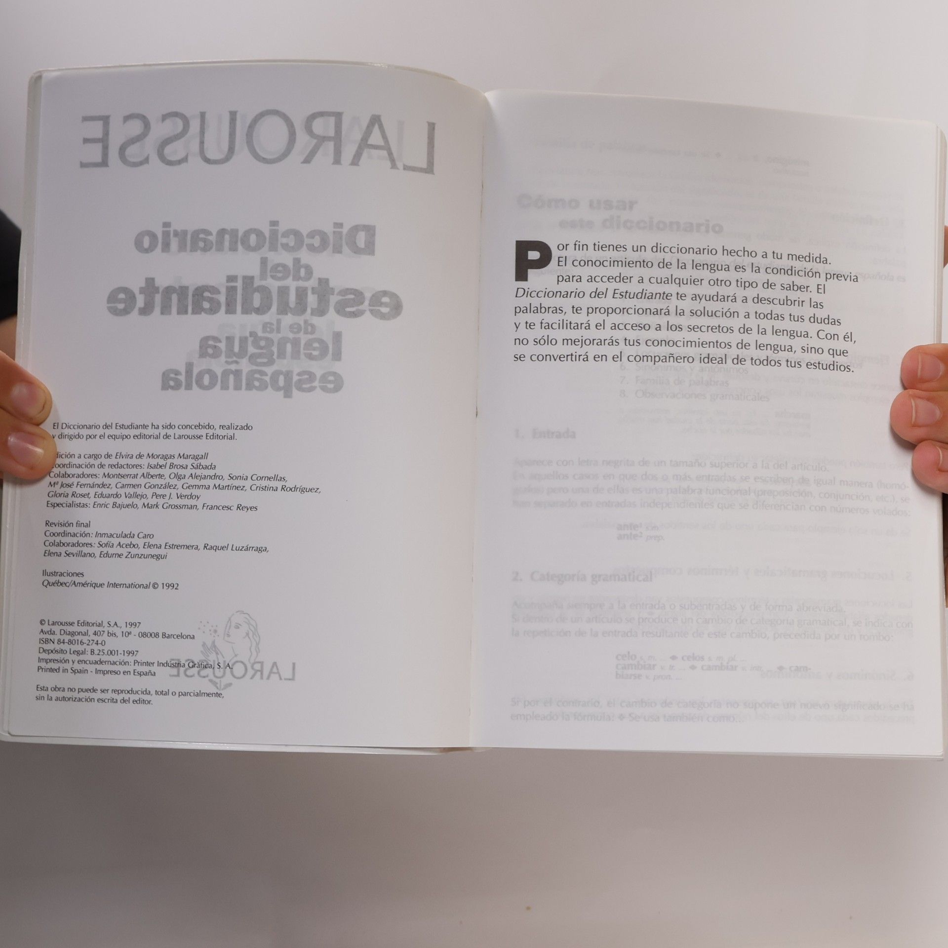 Larousse Diccionario del estudiante de la lengua española