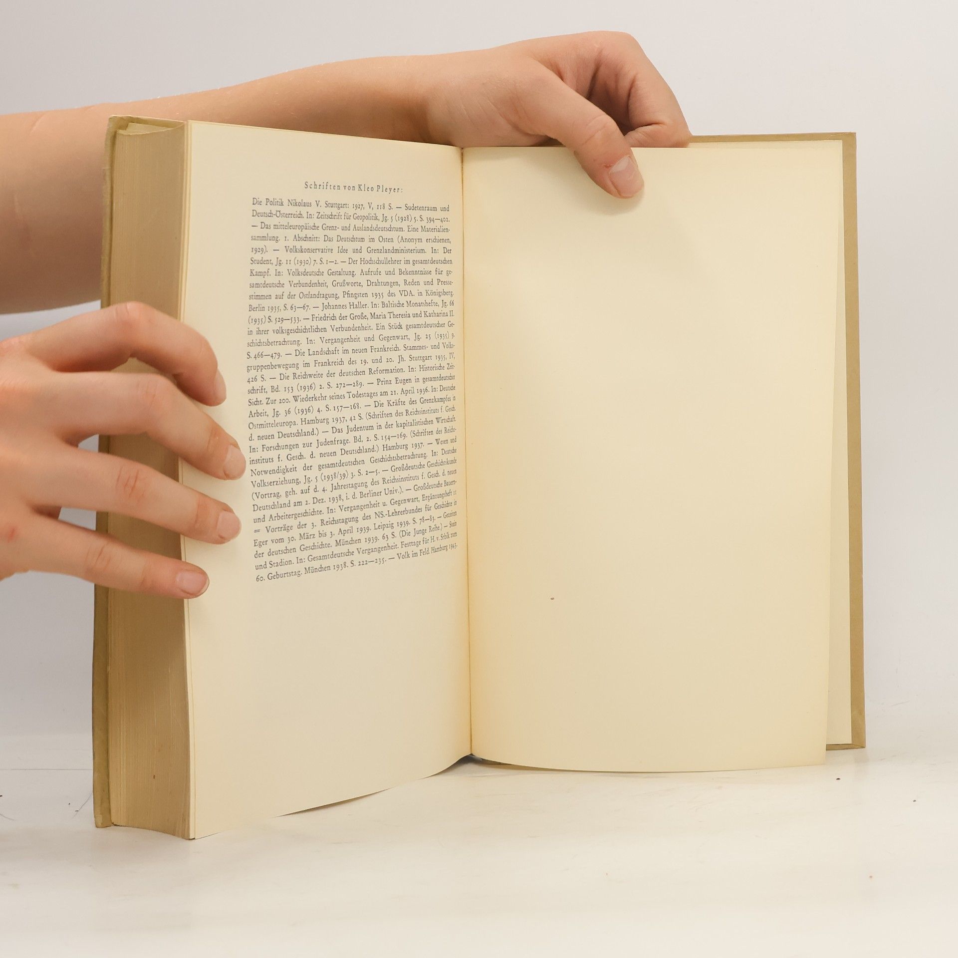 Harold Steinacker Volk und Geschichte