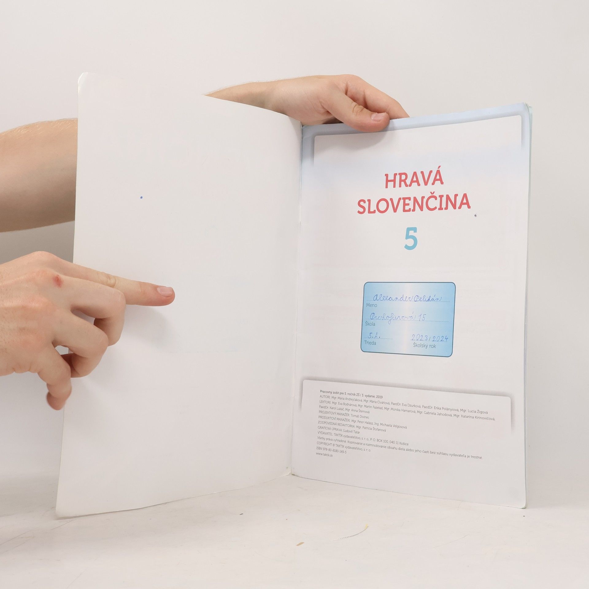 Kolektív autorov Hravá slovenčina 5 PZ ( 2.vyd.)
