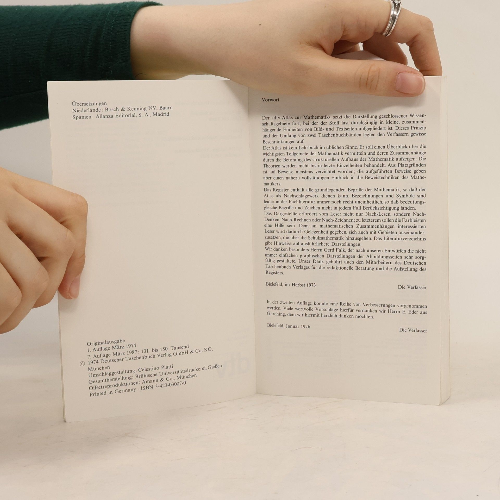 Autorenkollektiv dtv-Atlas zur Mathematik 1