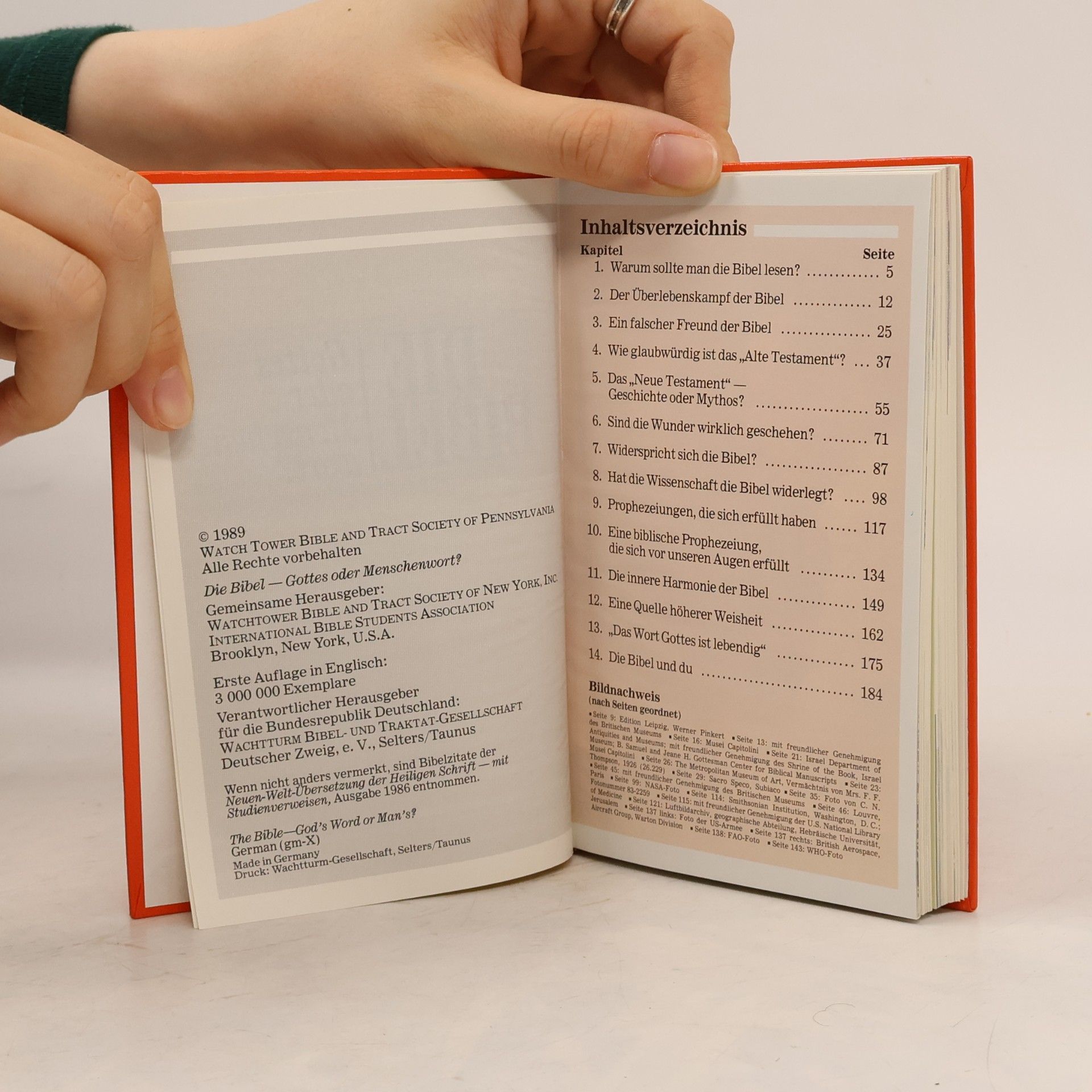 Zeugen Jehovas Die Bibel. Gottes oder Menschenwort?